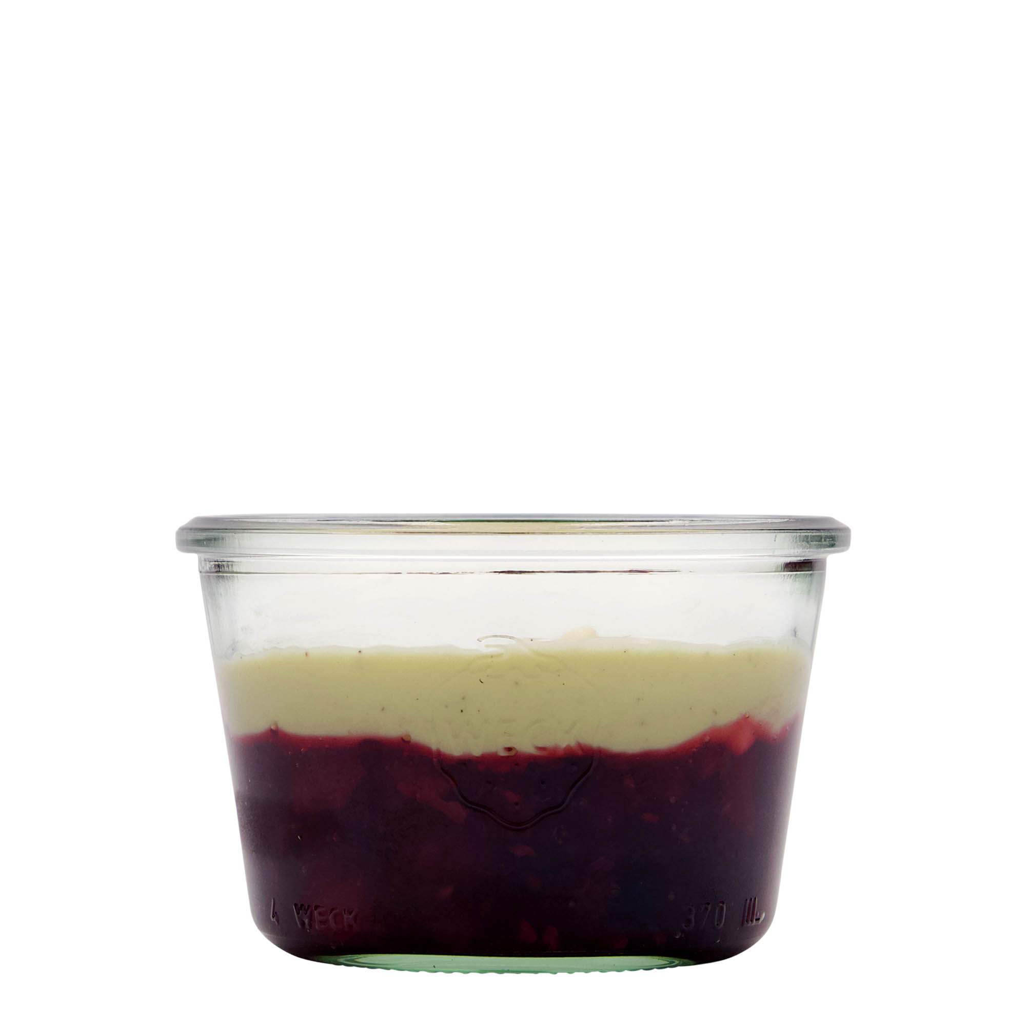 370 ml WECK-stortglas, opening: ronde rand