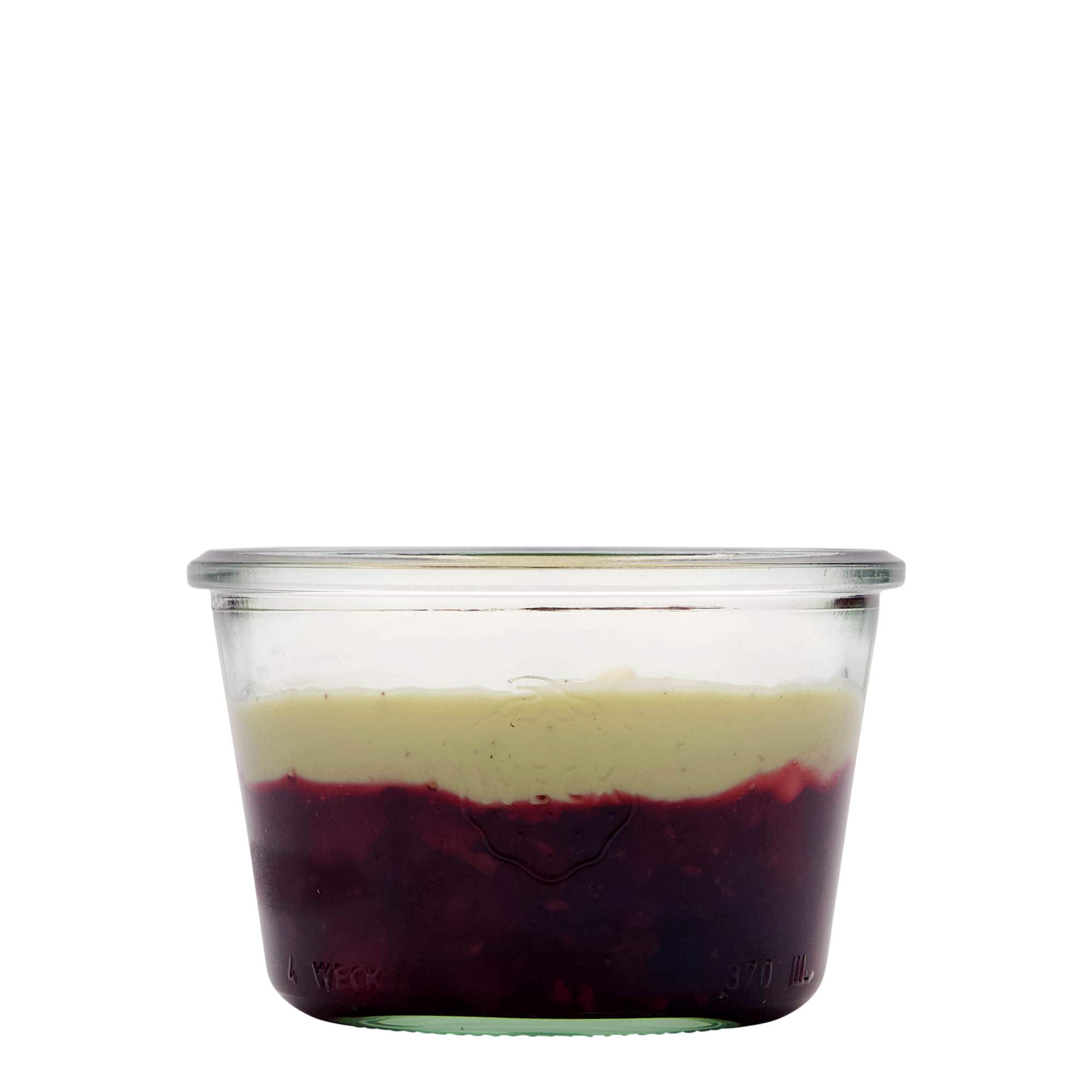 370 ml WECK-stortglas, opening: ronde rand