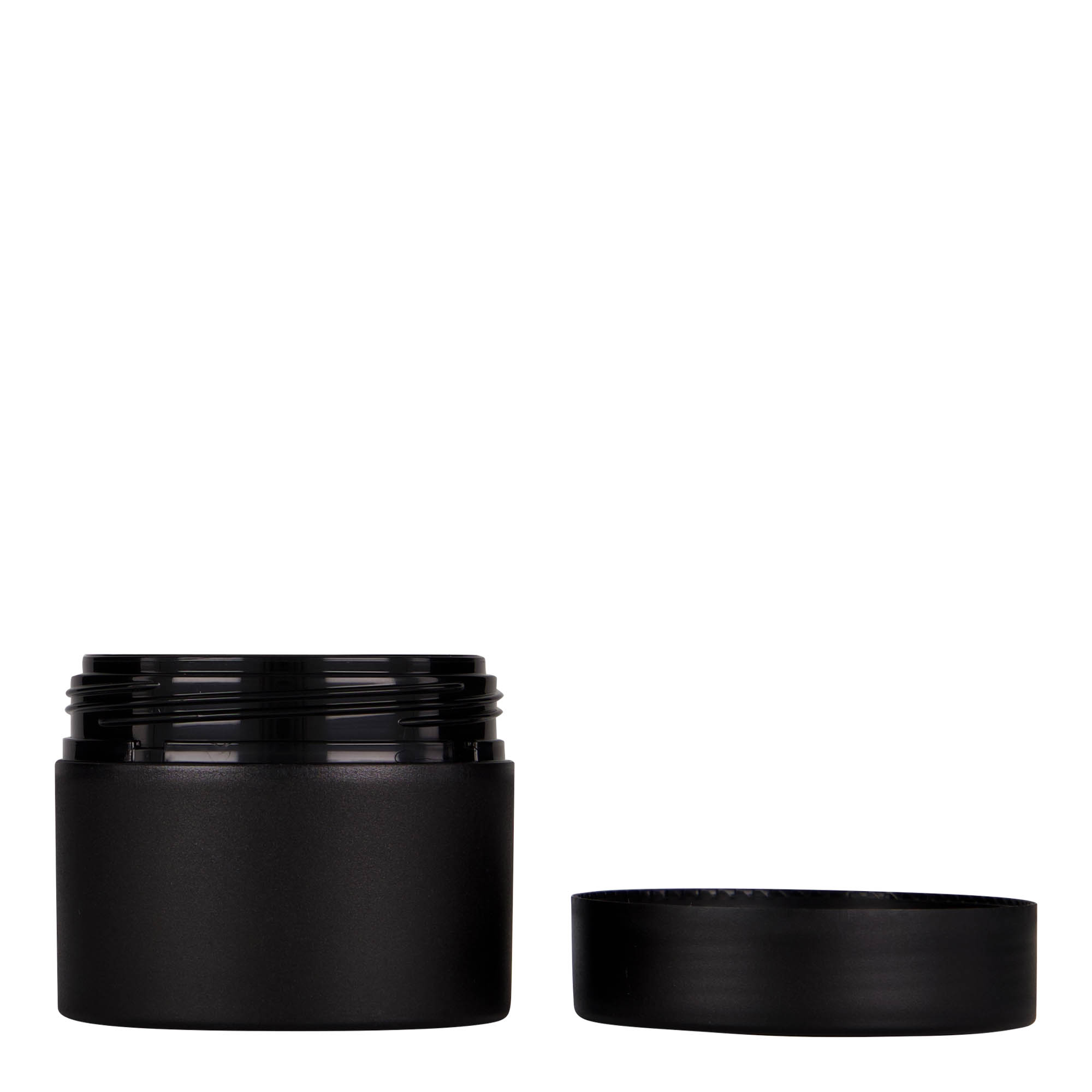100 ml kunststofpot 'Antonella', PP, zwart, opening: schroefdop