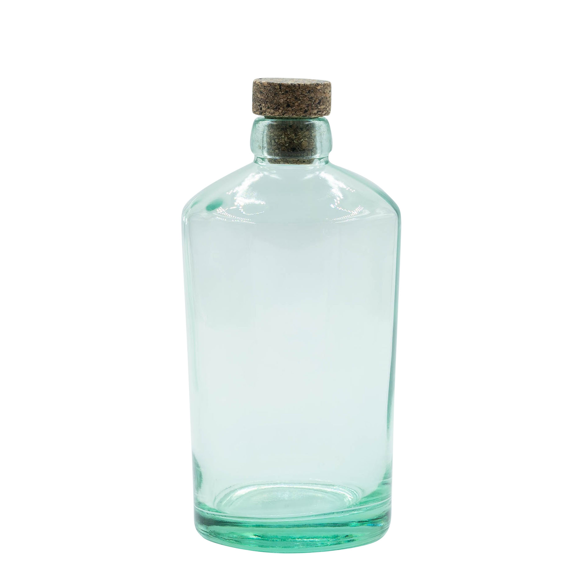 700 ml glazen fles 'Barrel', hals: kurk
