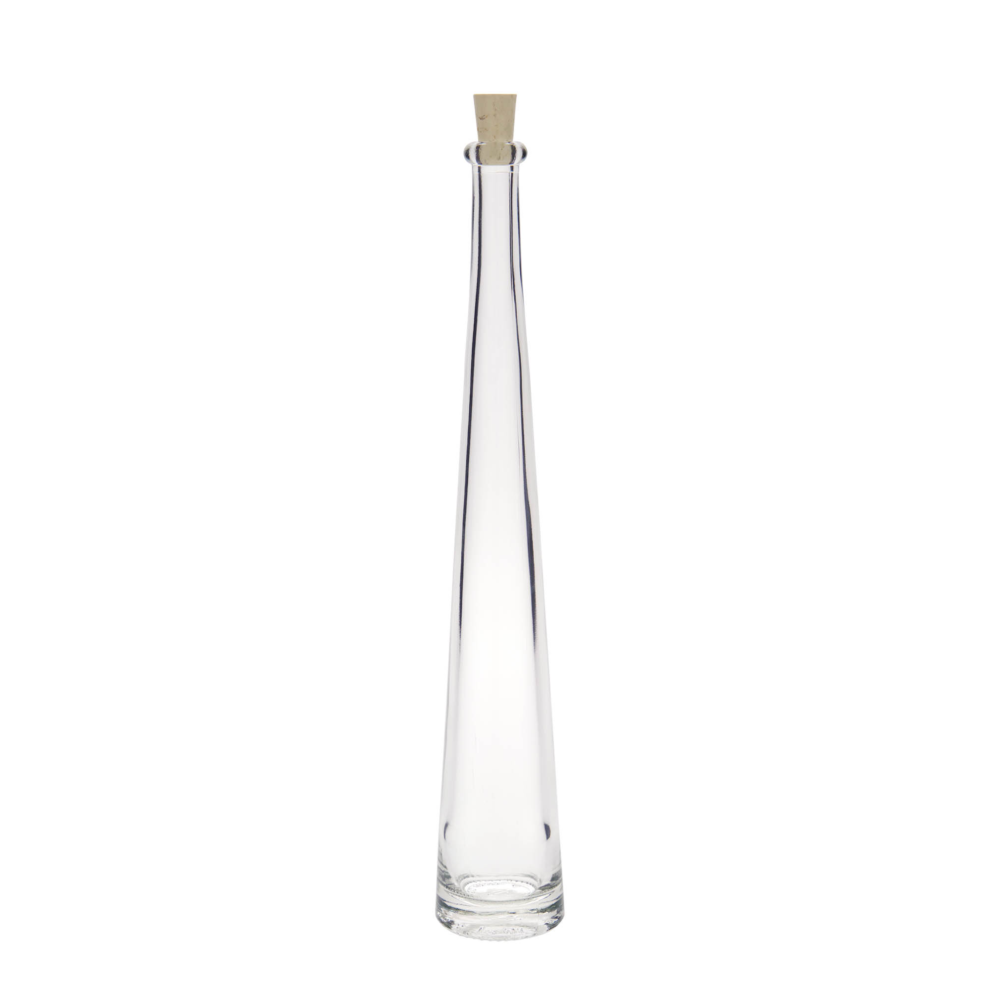 100 ml glazen fles 'Dama Rondo', opening: kurk