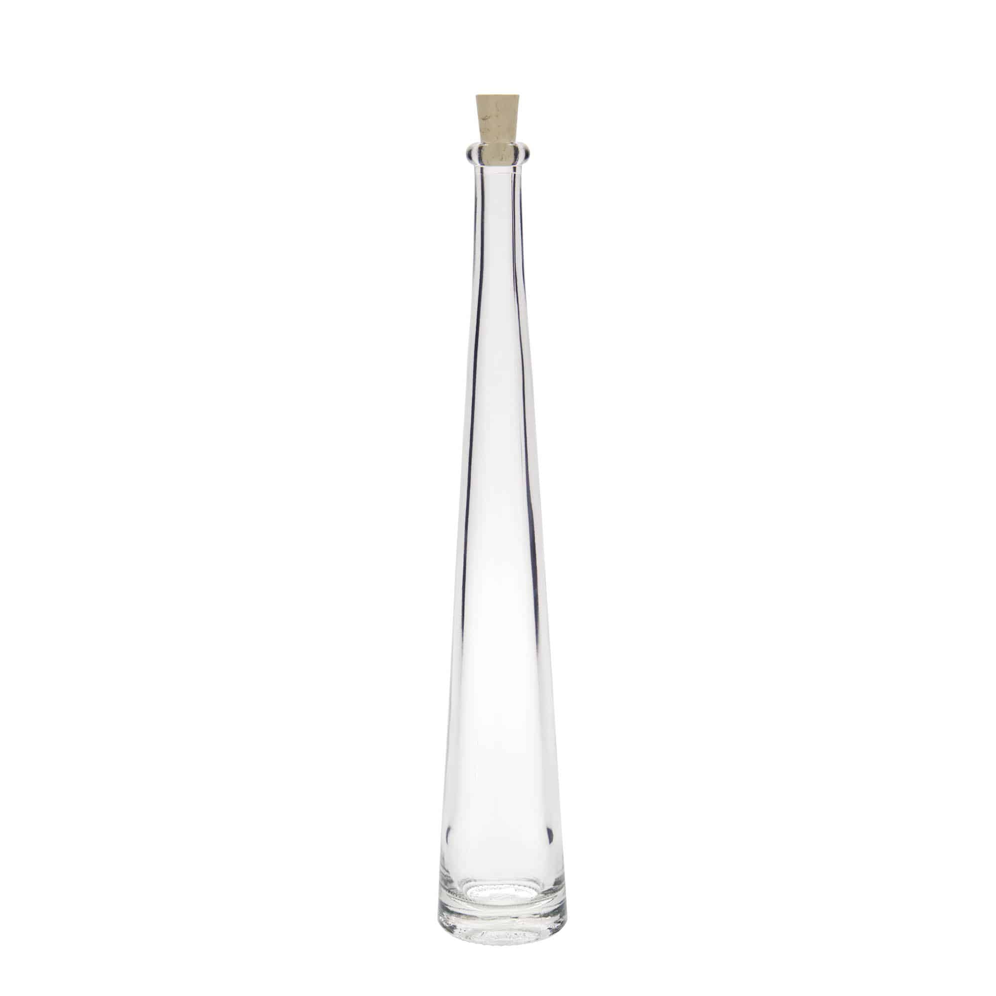 100 ml glazen fles 'Dama Rondo', opening: kurk