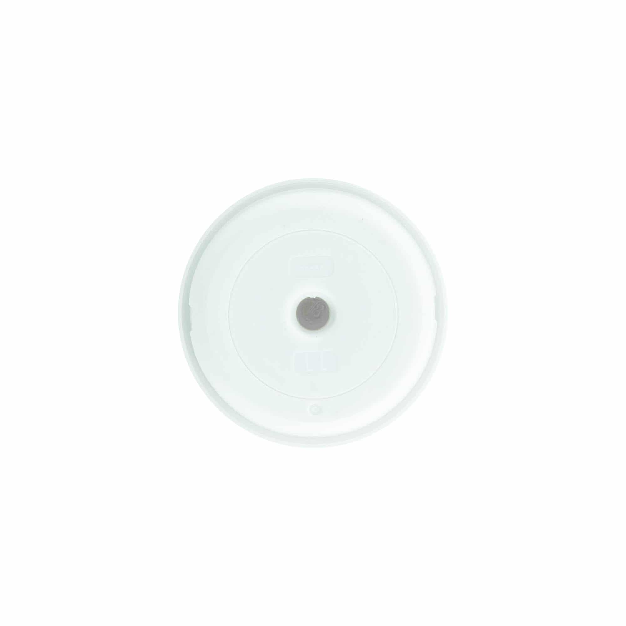 Airless Dispenser Pompkop 'Mezzo', PP-kunststof, zilver