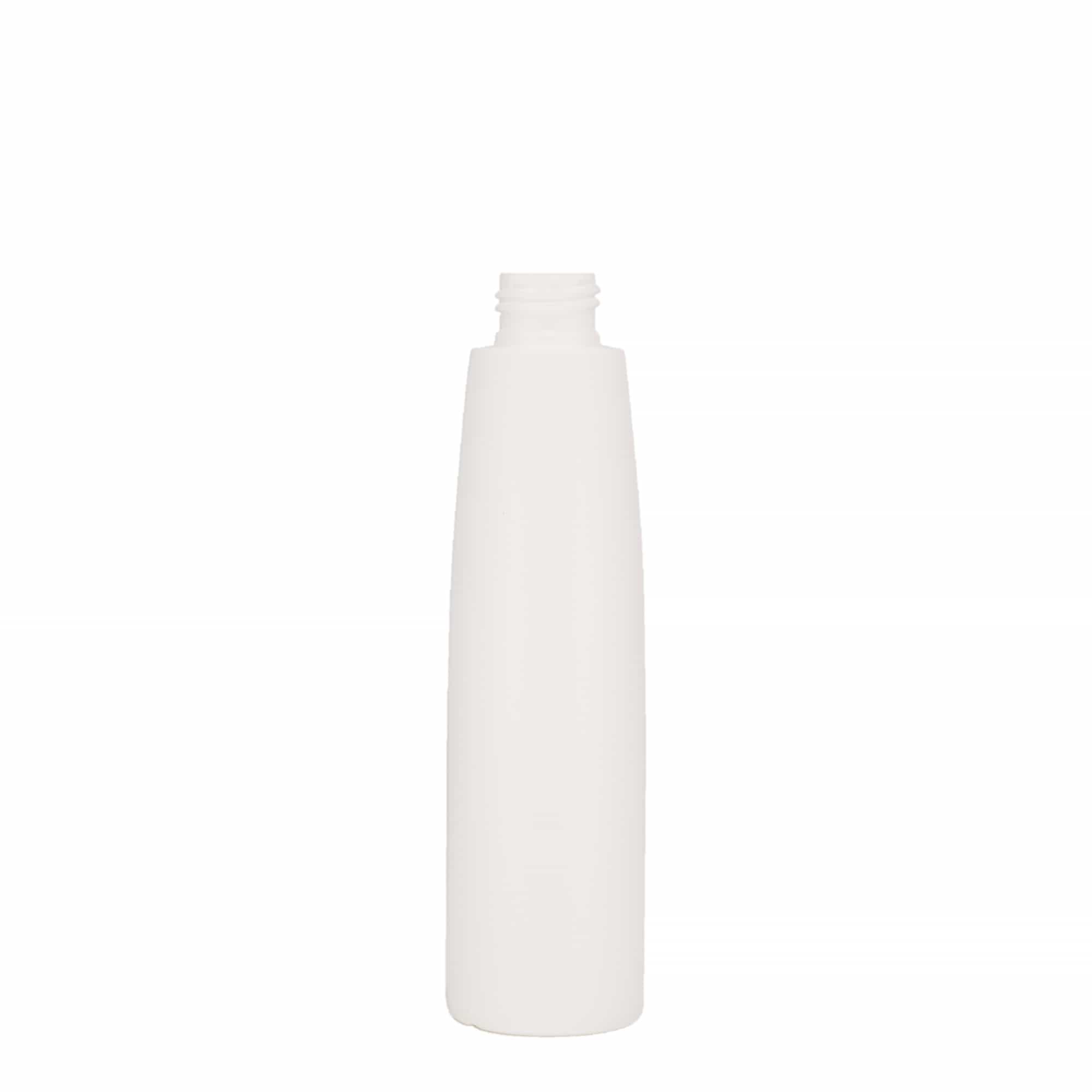 200 ml kunststoffles 'Donald', HDPE, wit, opening: 24/410