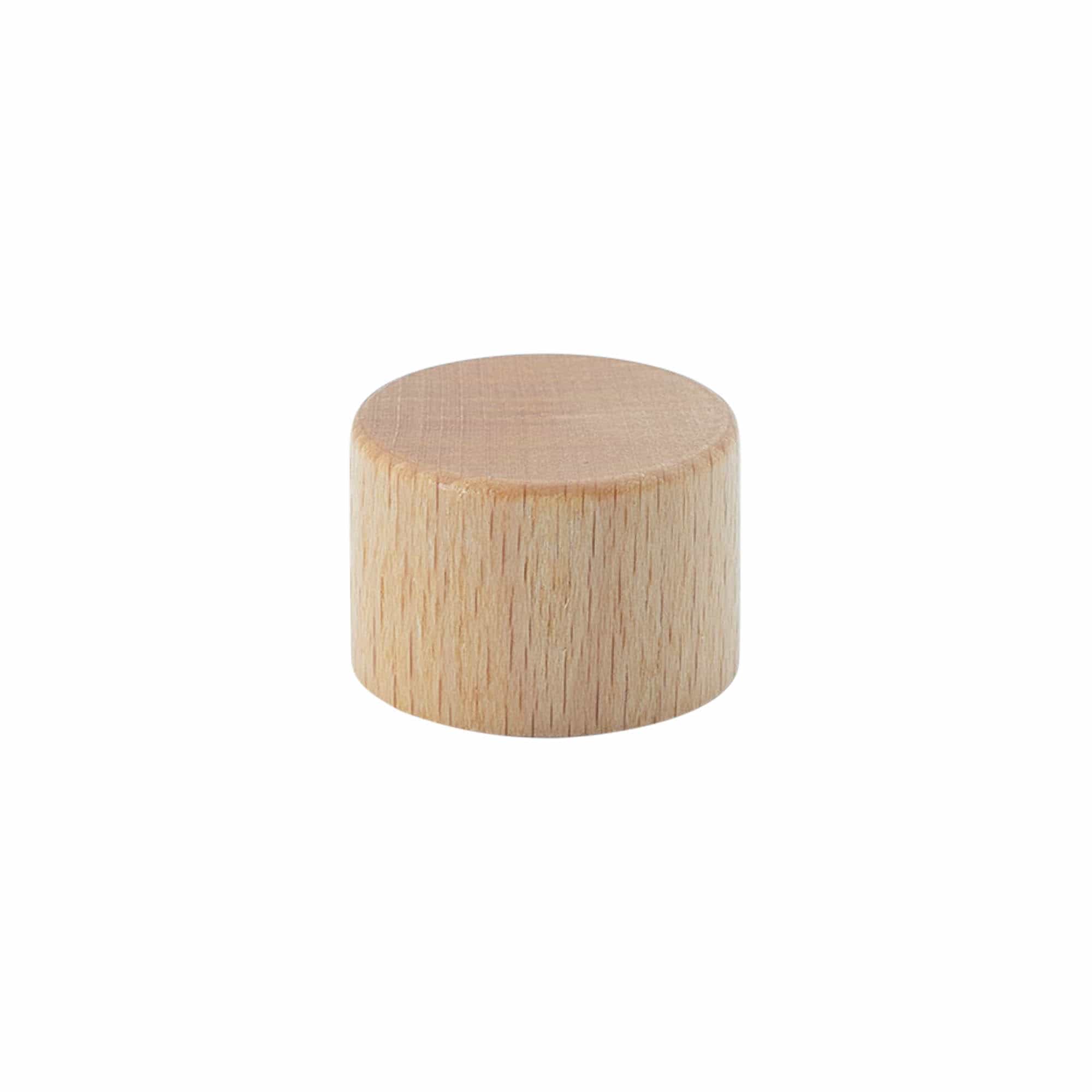 Schroefdop, metaal-hout, houtkleurig, voor monding: PP 28
