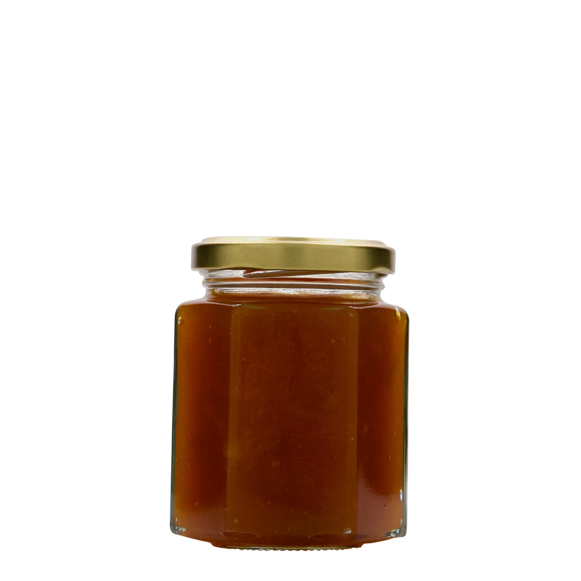 191 ml zeshoekig glas, opening: Twist-Off (TO 58)