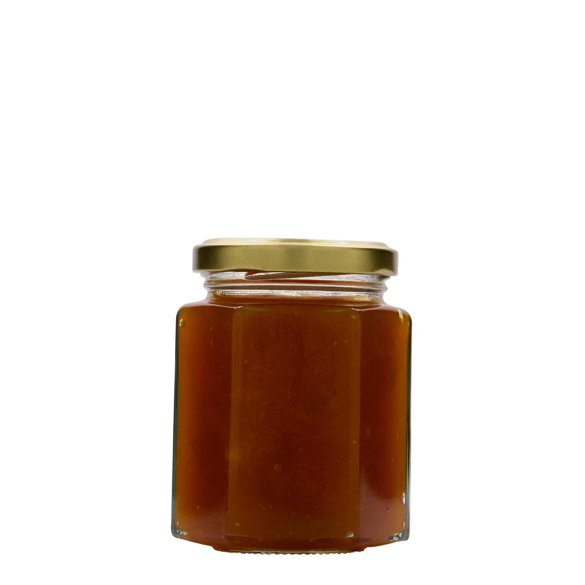 191 ml zeshoekig glas, opening: Twist-Off (TO 58)