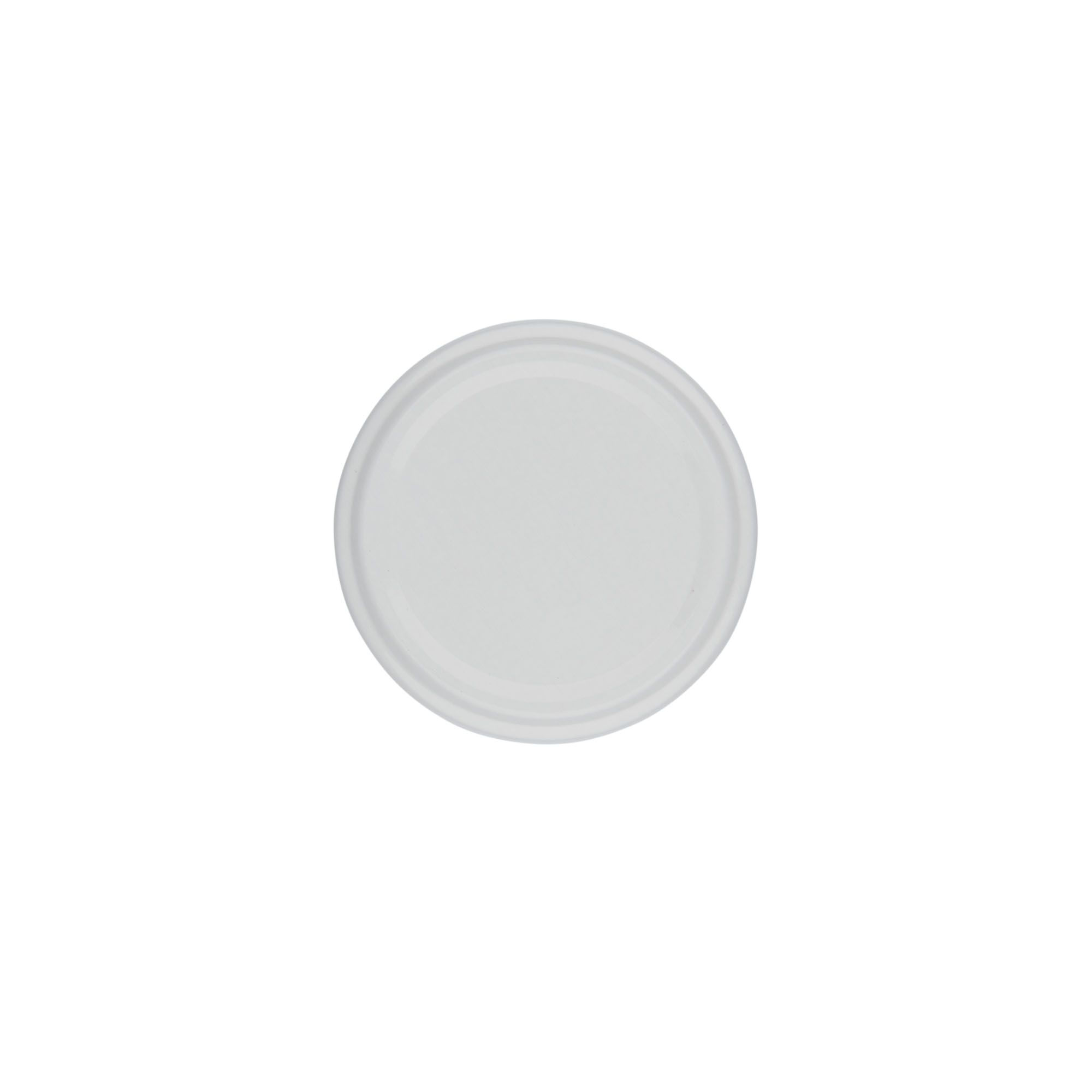 Twist-off-deksel, witblik, wit, voor opening: TO 58 Twist-off-deksel, witblik, wit, voor opening: TO 58