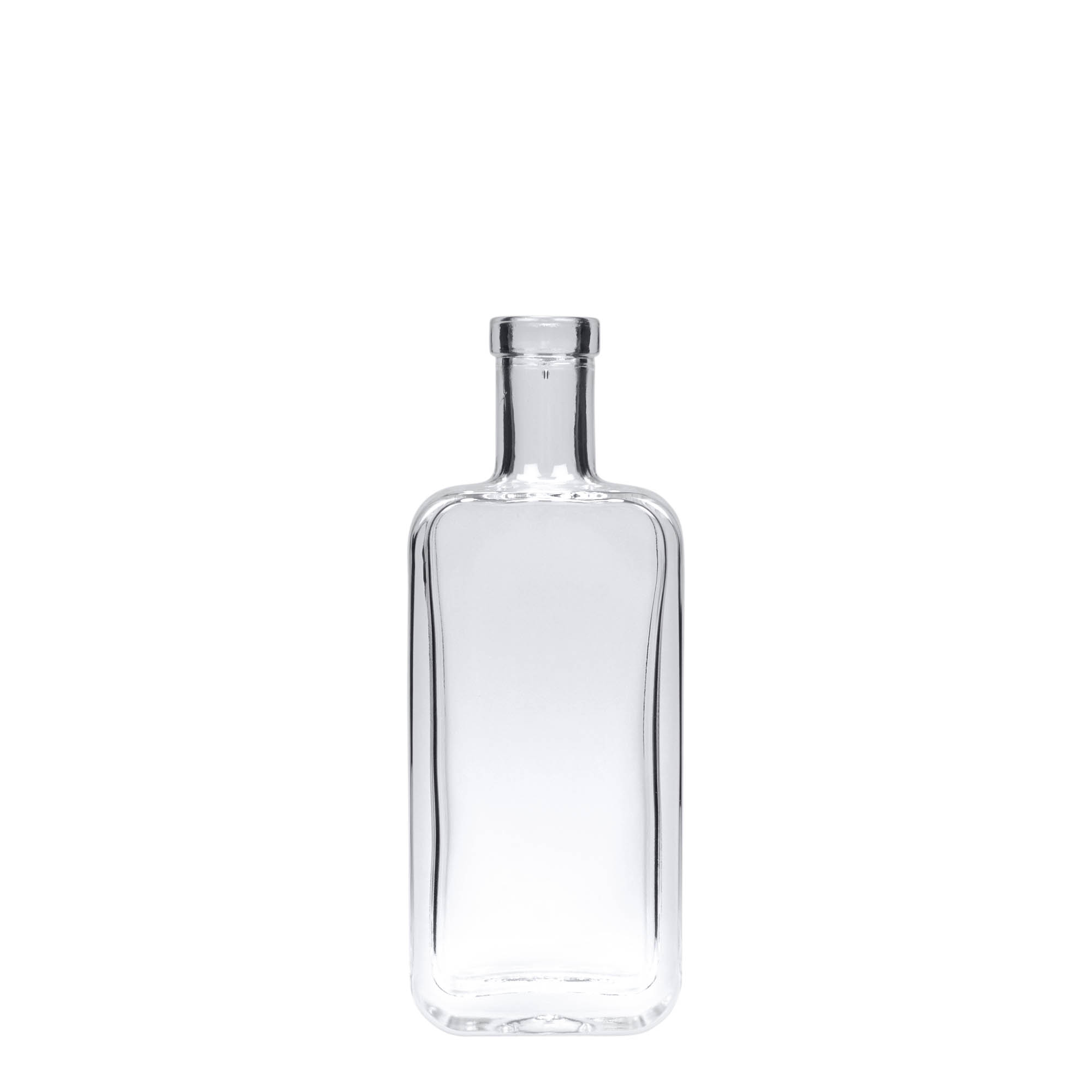 100 ml glazen fles 'Nice', rechthoekig, opening: kurk 100 ml glazen fles 'Nice', rechthoekig, opening: kurk
