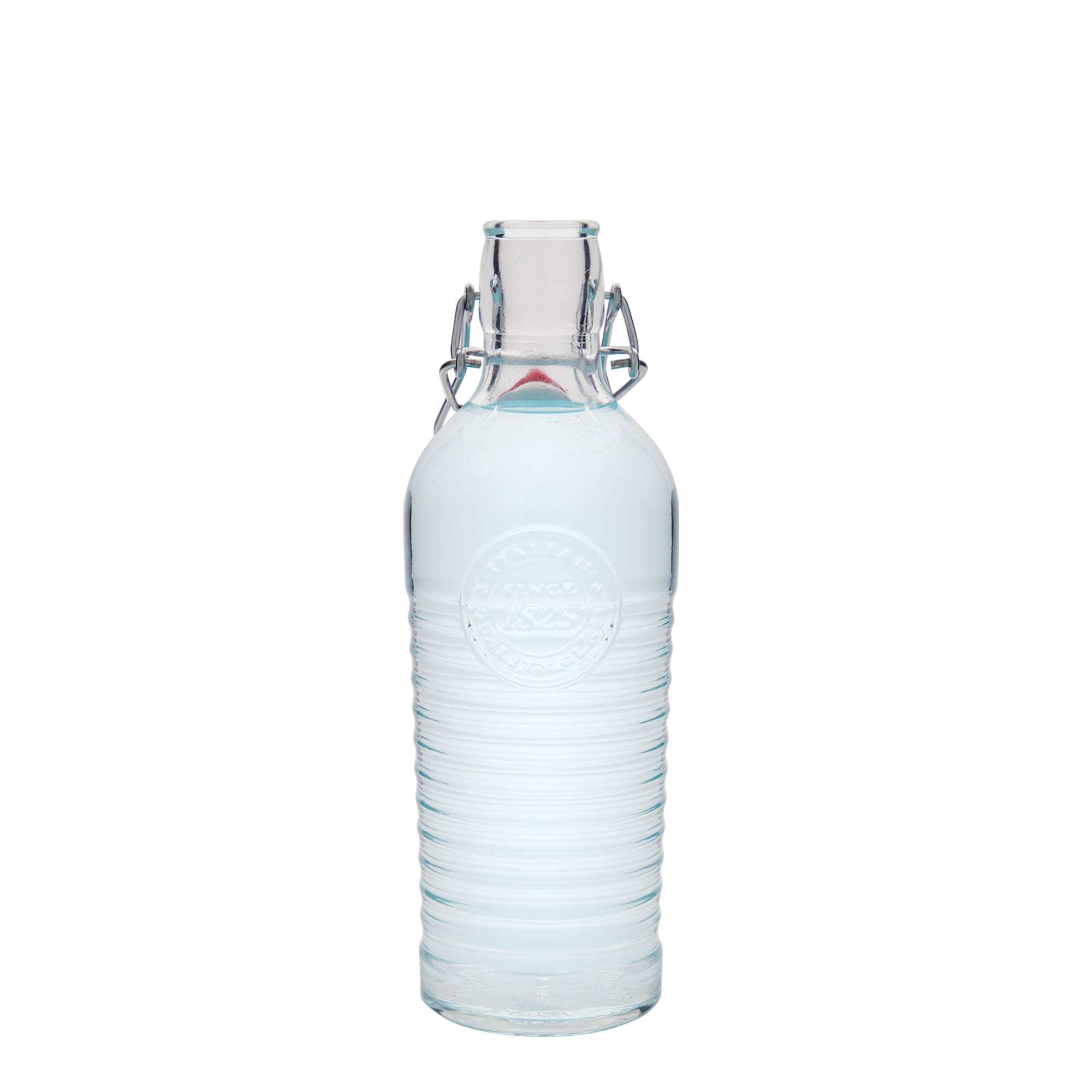 750 ml glazen fles 'Officina 1825', hals: beugelsluiting 750 ml glazen fles 'Officina 1825', hals: beugelsluiting