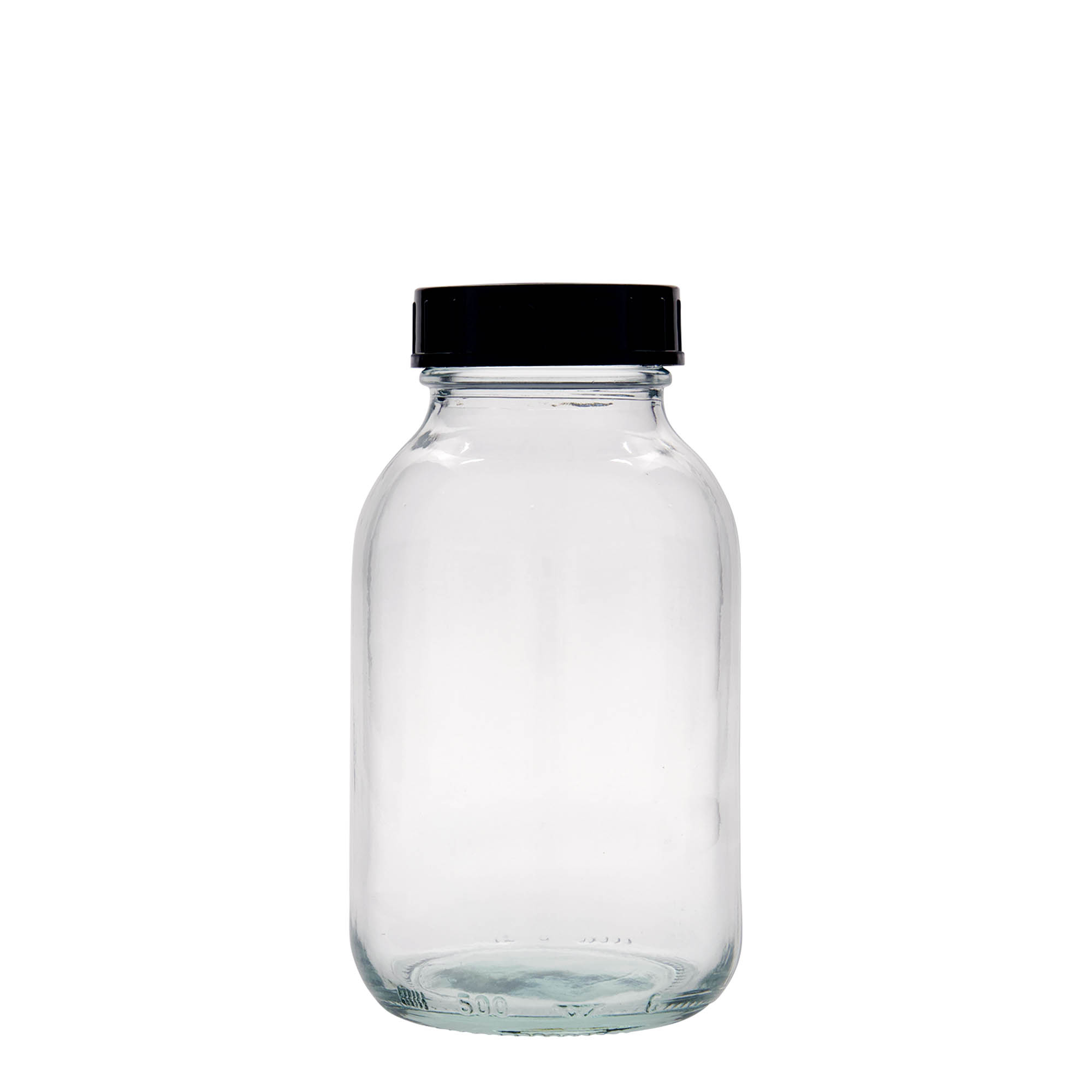 500 ml brede hals glas, opening: DIN 55 500 ml brede hals glas, opening: DIN 55