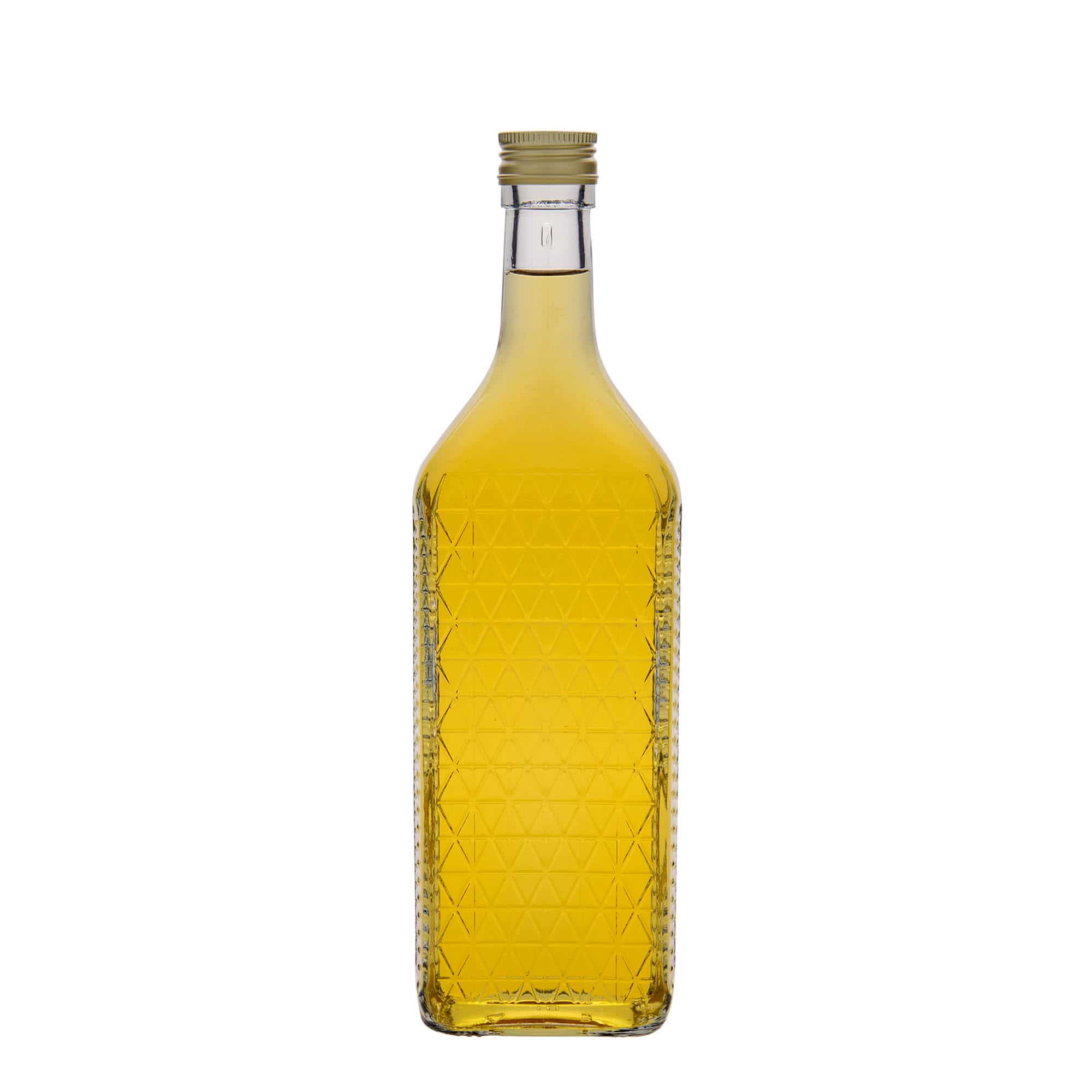 700 ml glazen fles 'Caruso', rechthoekig, monding: PP 31,5