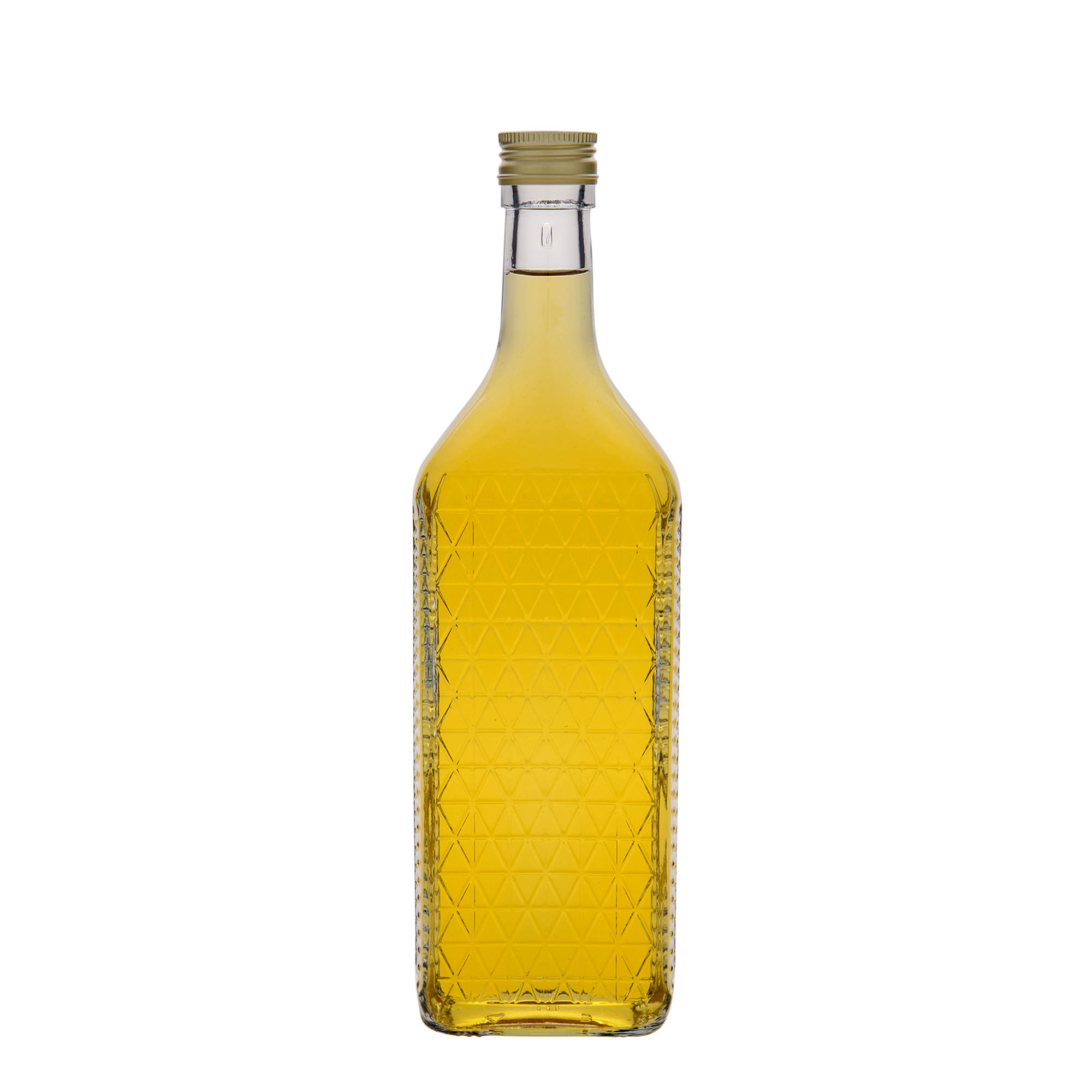 700 ml glazen fles 'Caruso', rechthoekig, monding: PP 31,5