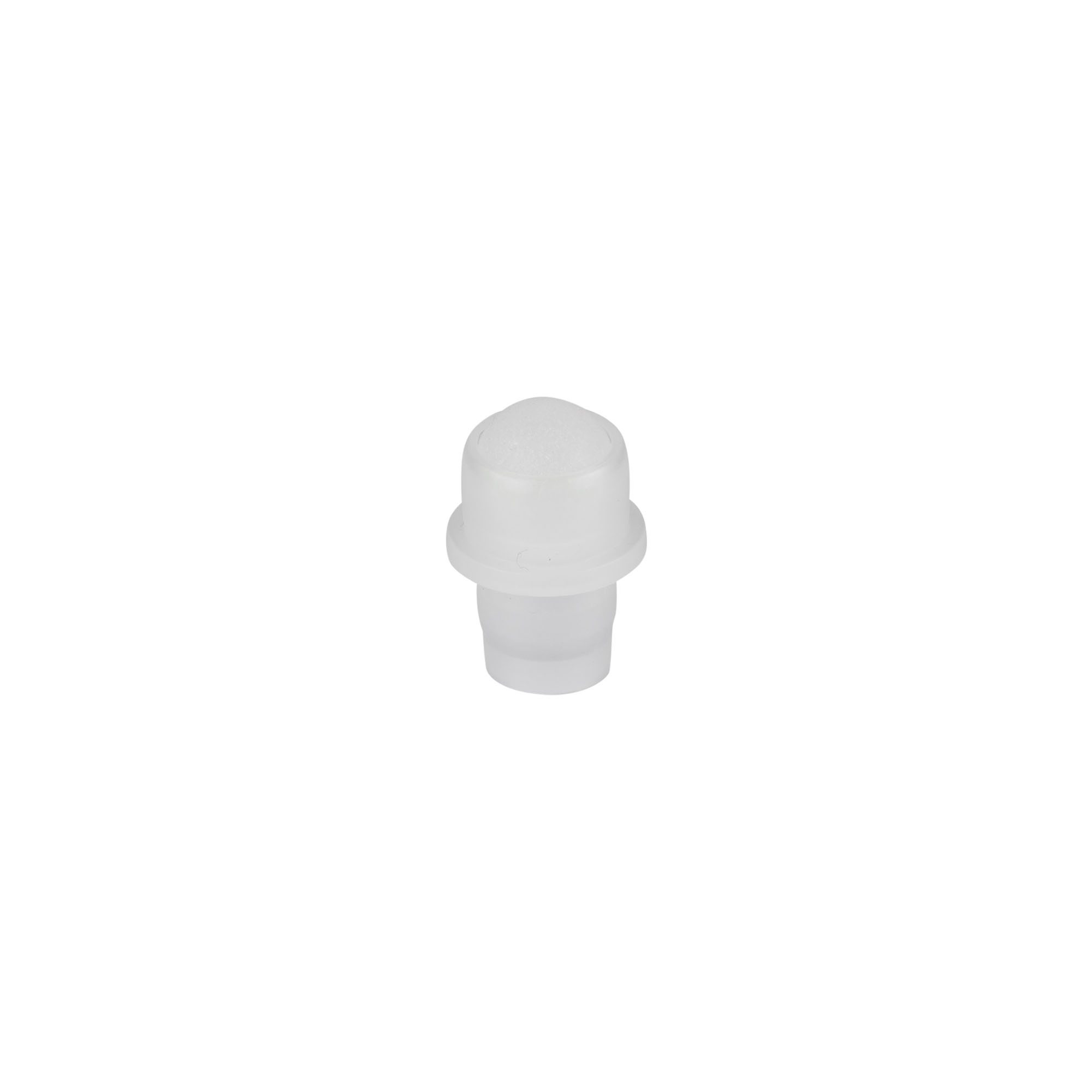 Dop voor 10 ml roll-on fles, LDPE kunststof, naturel Dop voor 10 ml roll-on fles, LDPE kunststof, naturel