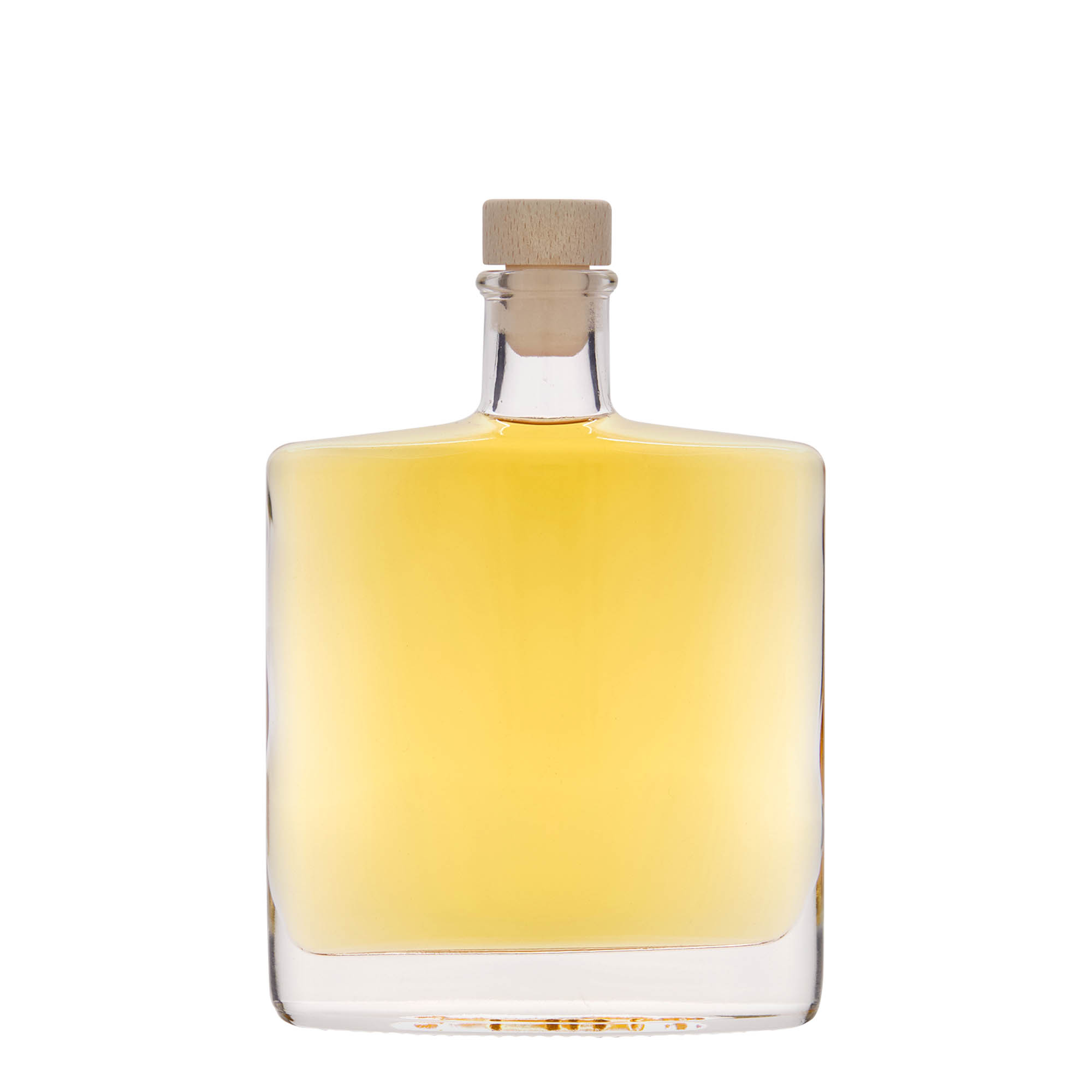 350 ml glazen fles 'Zorbas', ovaal, opening: kurk