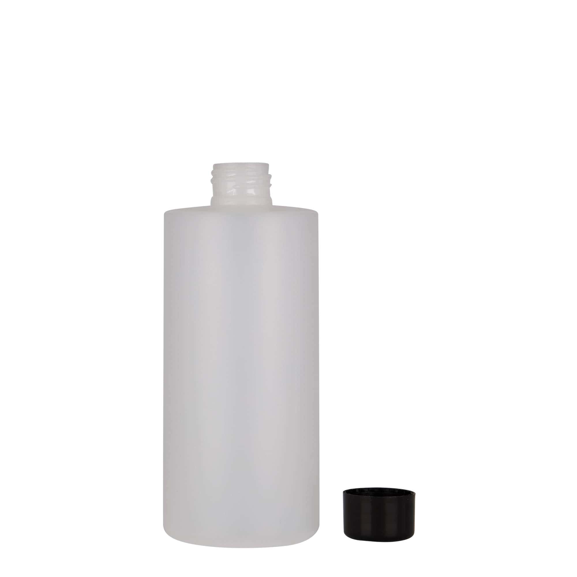 300 ml kunststoffles 'Pipe', HDPE, wit, mondstuk: 24/410