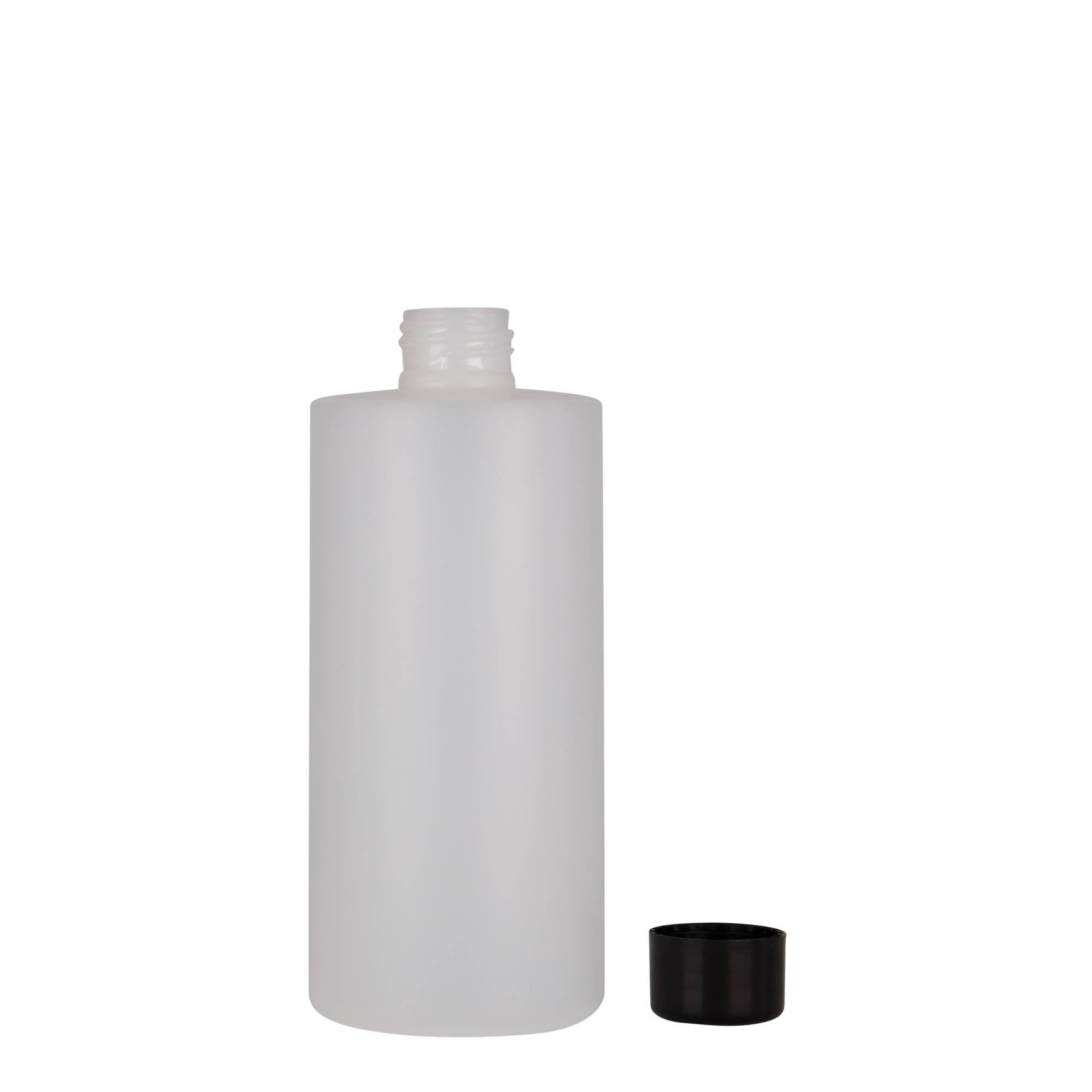 300 ml kunststoffles 'Pipe', HDPE, wit, mondstuk: 24/410