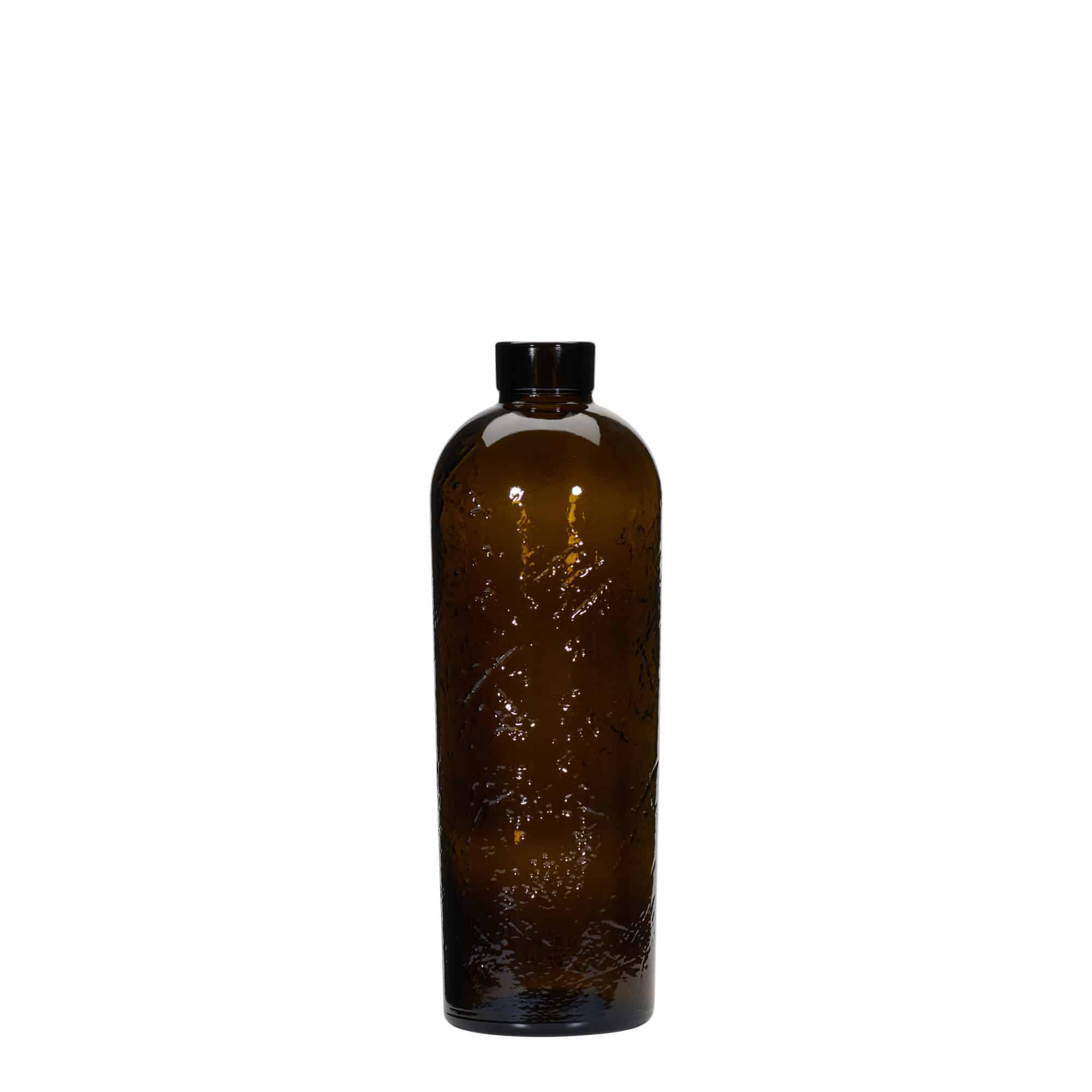 Wildly Crafted Glazen fles 'Natural', 700 ml, bruin, monding: kurk Wildly Crafted Glazen fles 'Natural', 700 ml, bruin, monding: kurk