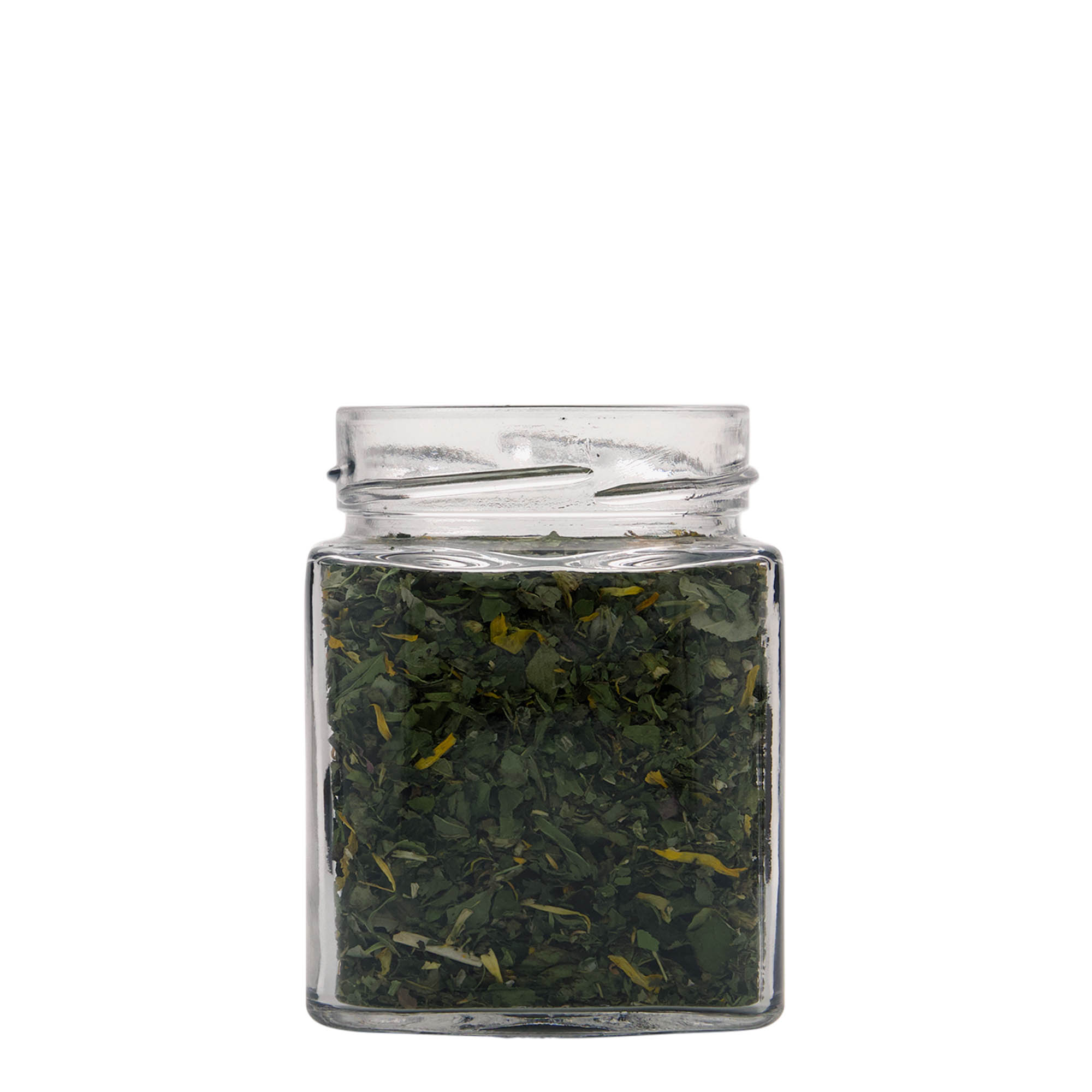 314 ml Vierkantglas 'Ikarus', opening: Deep-Twist-Off (DTO 70)
