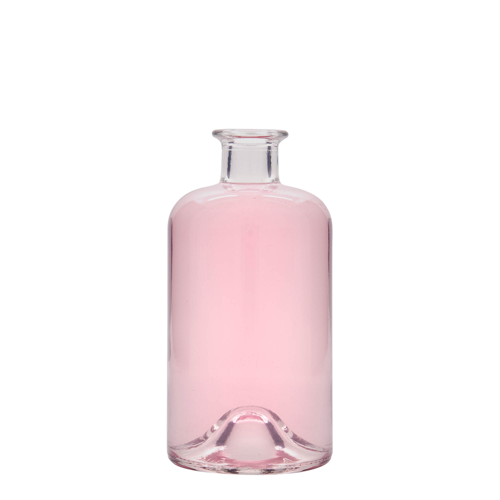 500 ml glazen fles apotheker 'Dokter', opening: kurk 500 ml glazen fles apotheker 'Dokter', opening: kurk