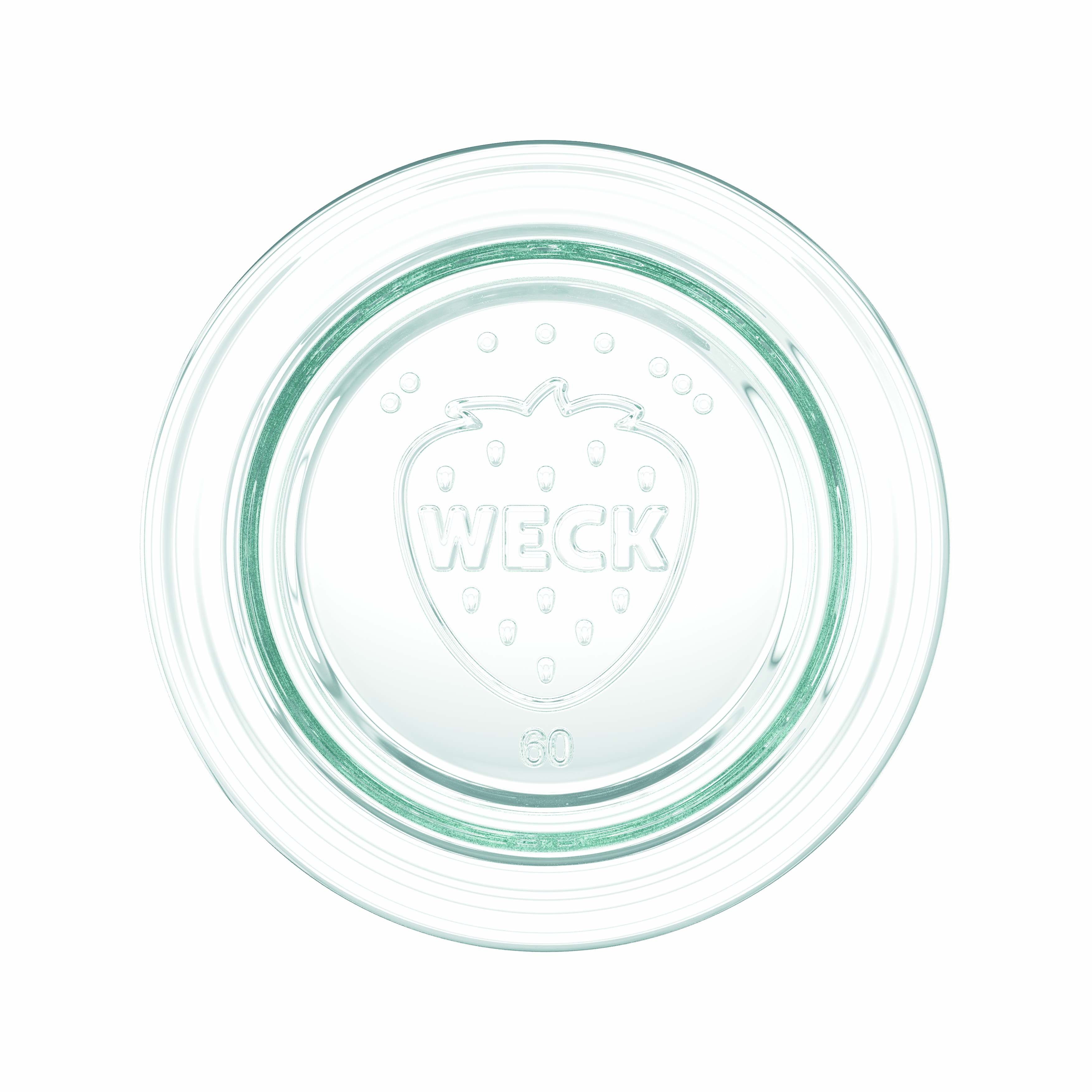 6x 1000 ml WECK-sapfles met glazen deksel RR 60