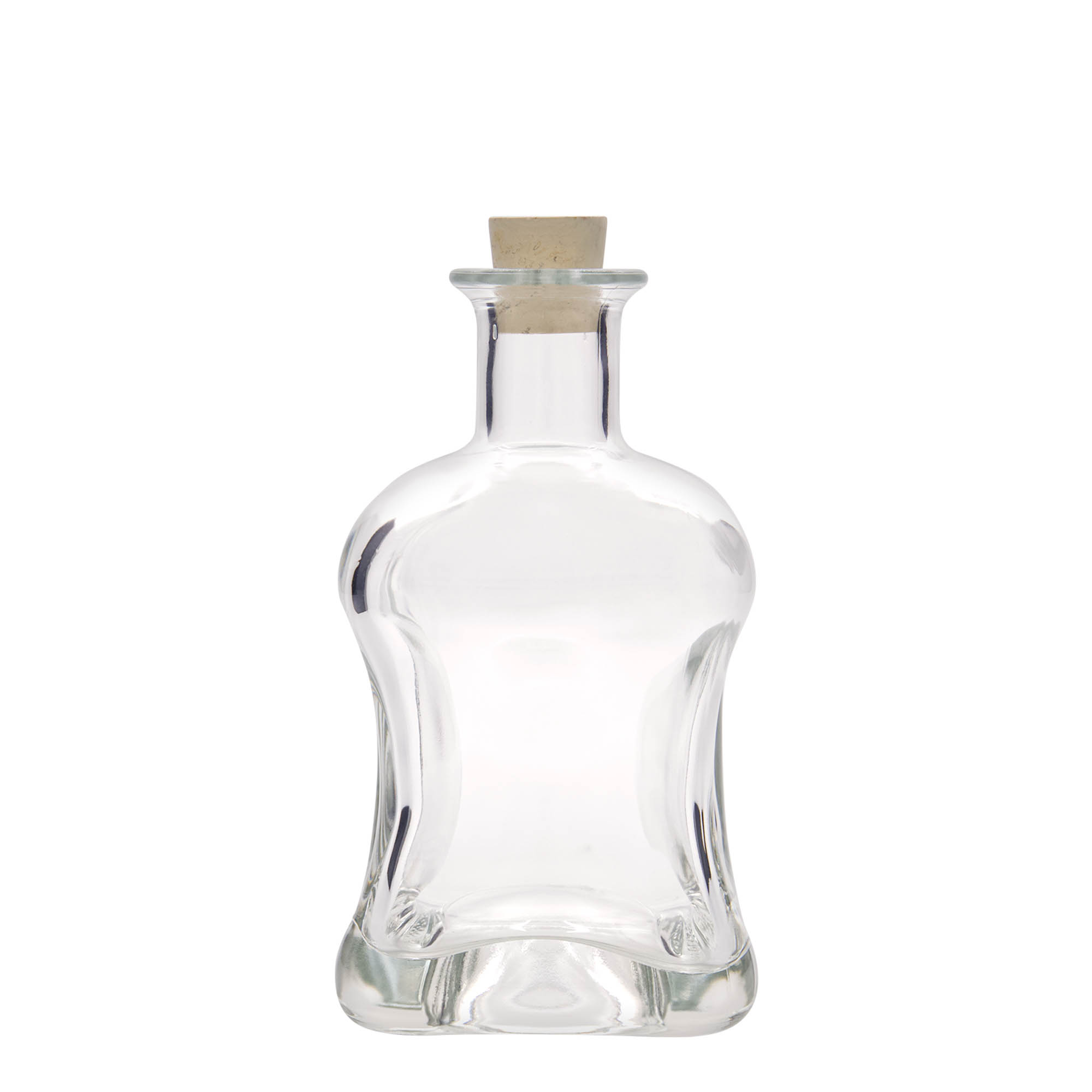500 ml glazen fles 'Dublin', vierkant, opening: kurk 500 ml glazen fles 'Dublin', vierkant, opening: kurk