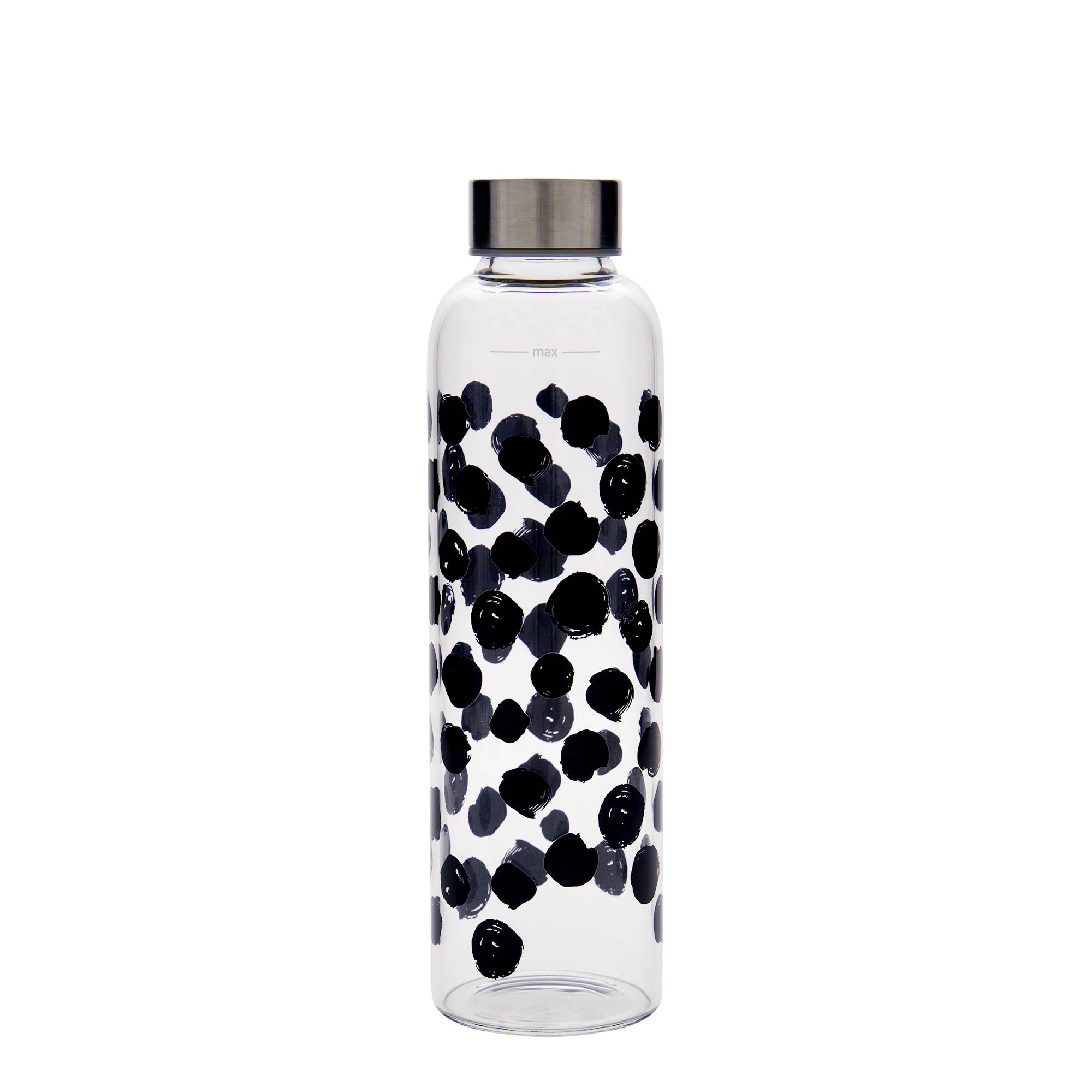 500 ml drinkfles 'Perseus - Zwarte stippen', opening: schroefdop 500 ml drinkfles 'Perseus - Zwarte stippen', opening: schroefdop