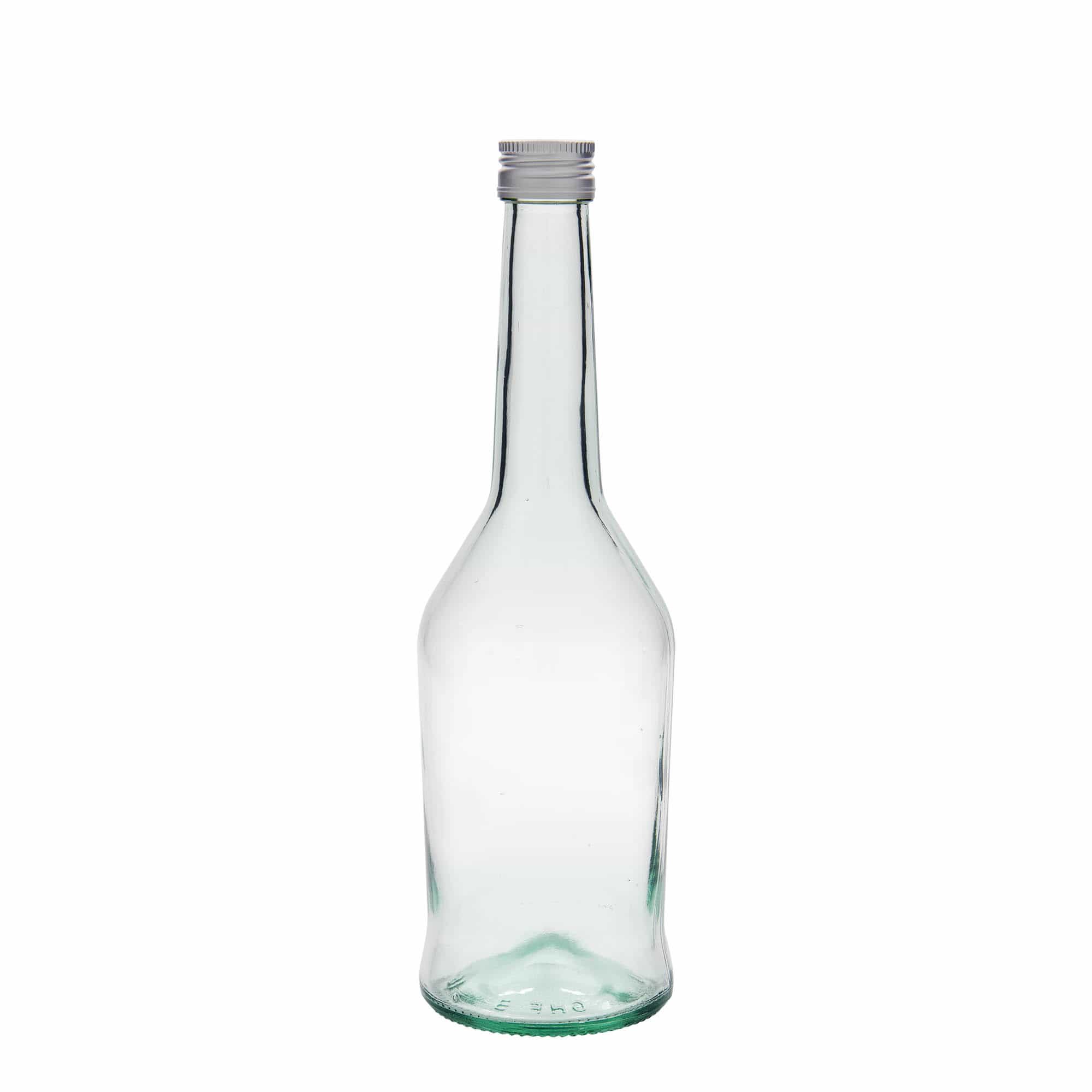 500 ml glazen fles sterke drank, mondstuk: PP 28