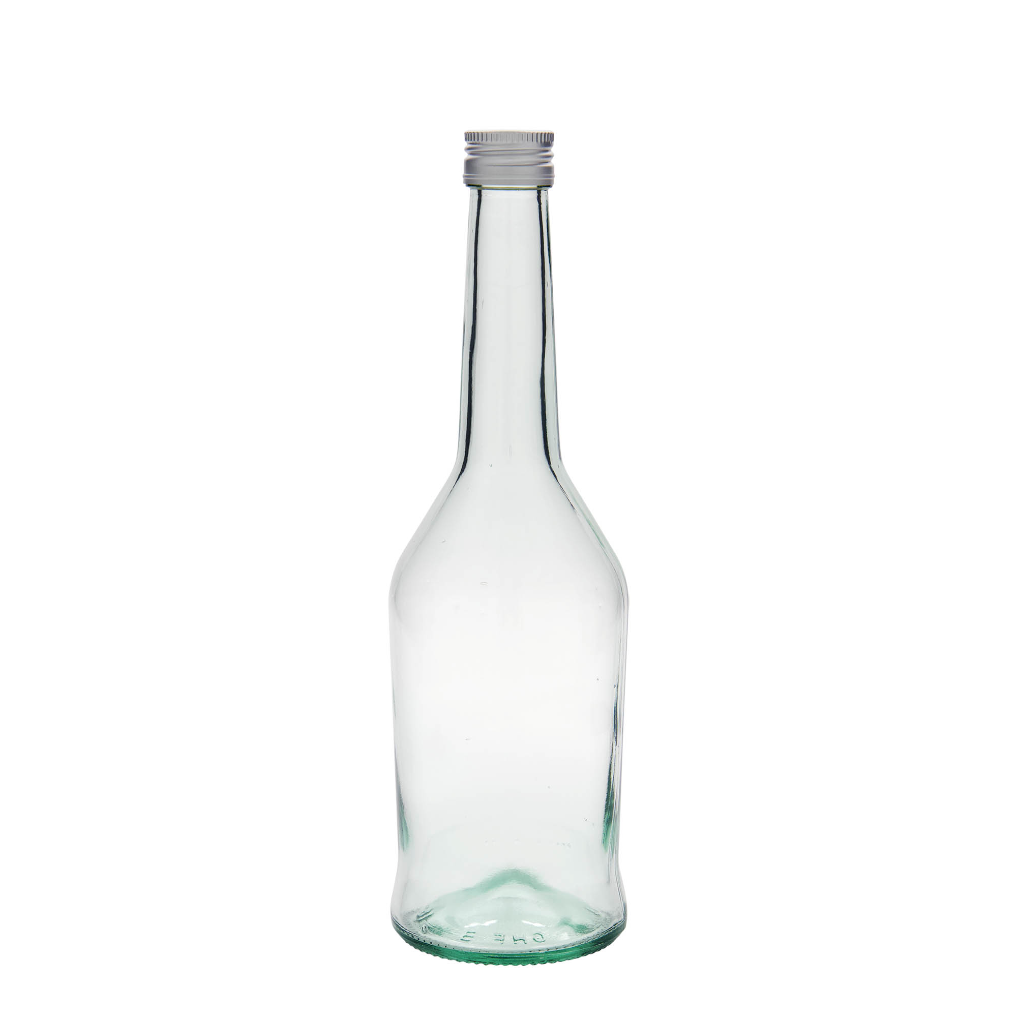 500 ml glazen fles sterke drank, mondstuk: PP 28 500 ml glazen fles sterke drank, mondstuk: PP 28