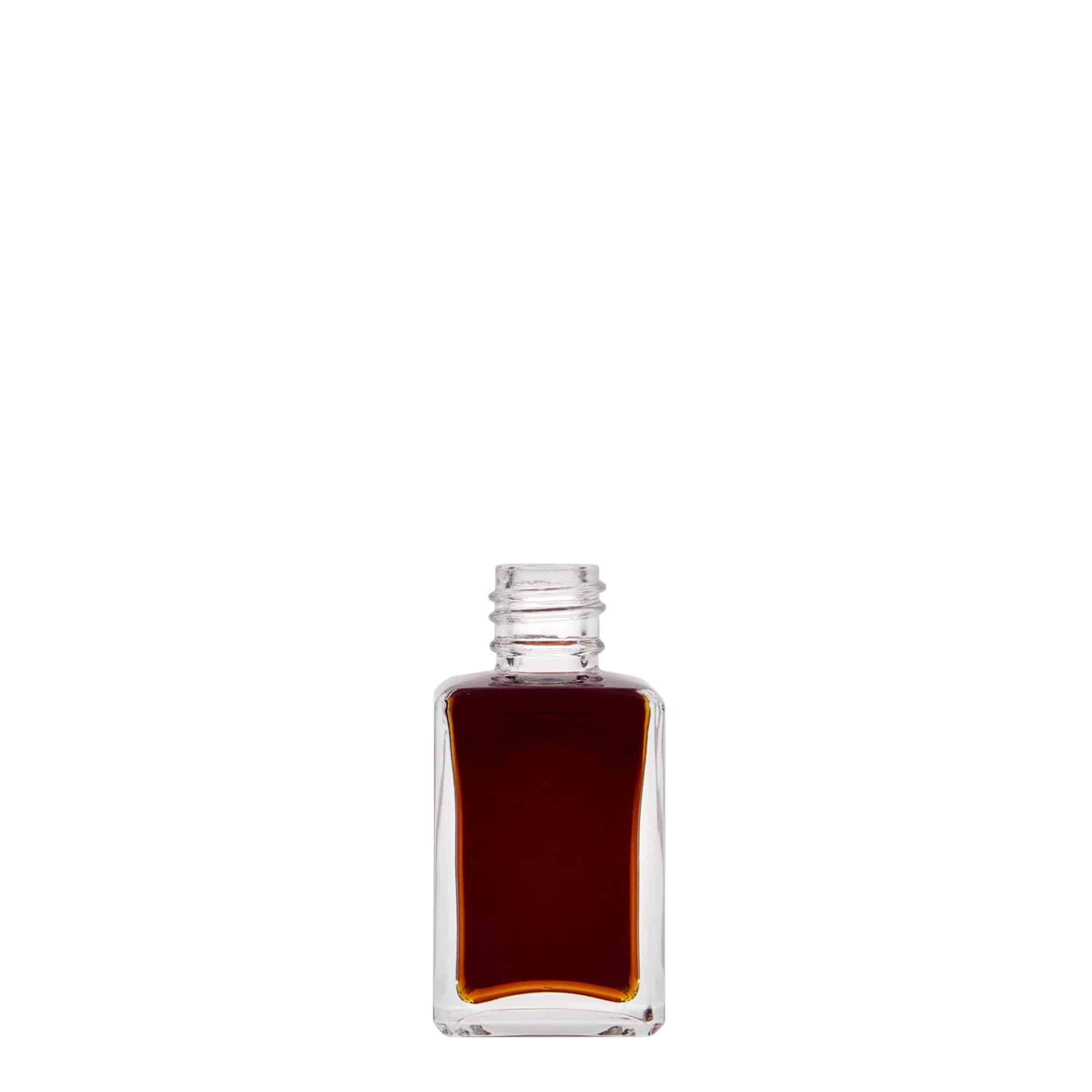 30 ml glazen fles 'Tamme', vierkant, opening: PP 18