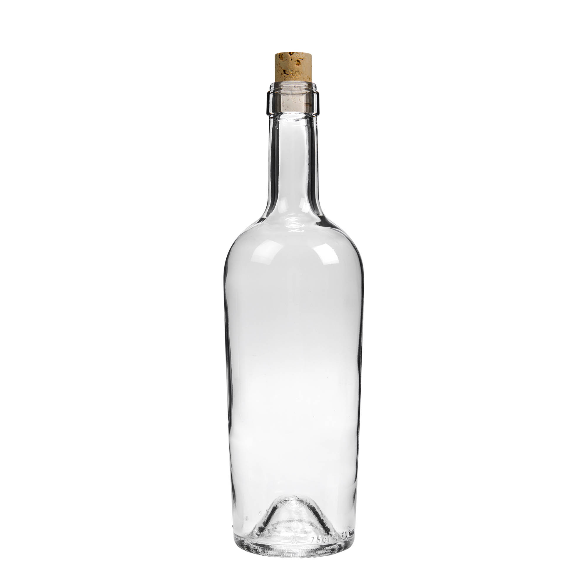 750 ml wijnfles 'Imperiale', hals: kurk