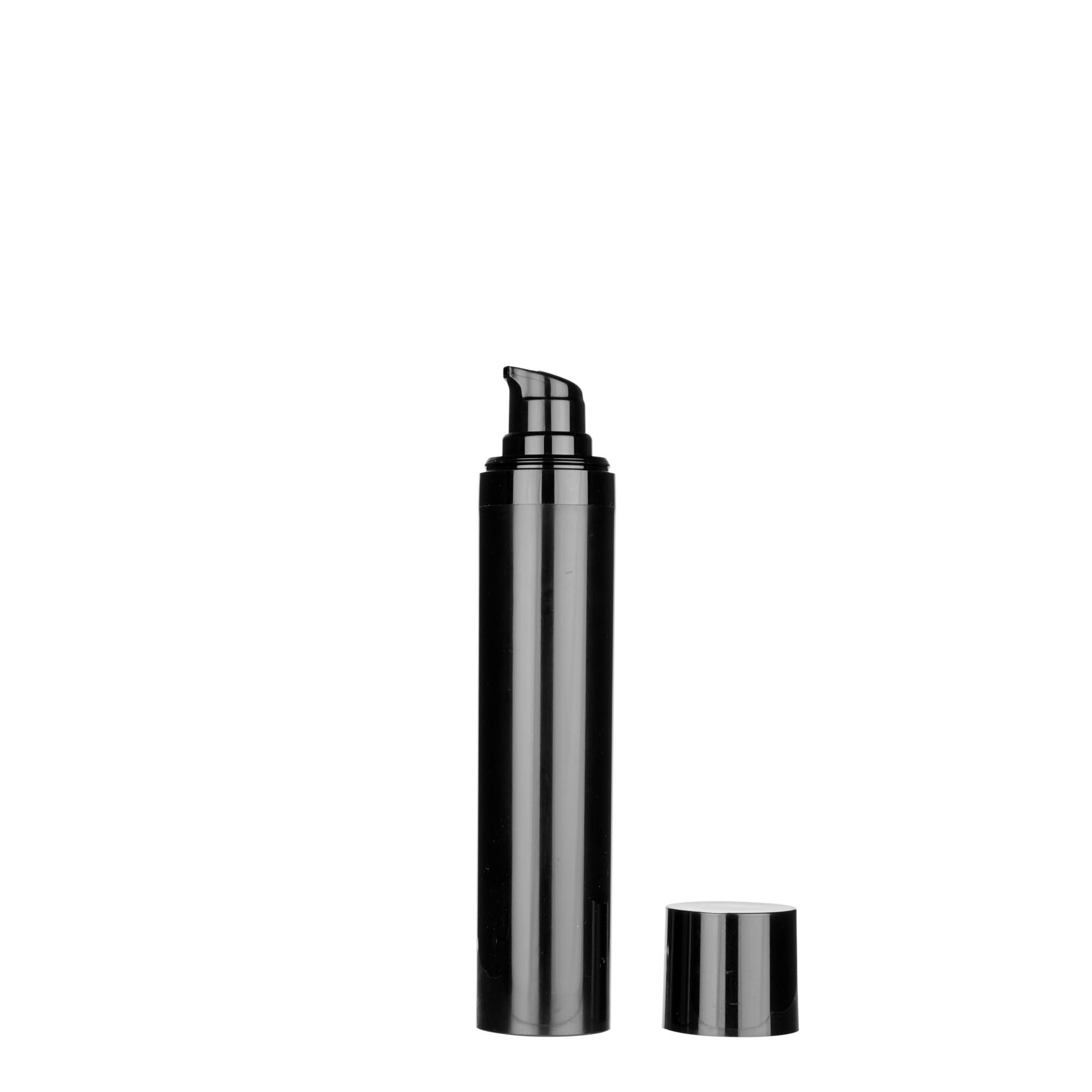 50 ml Airless Dispenser 'Micro', PP-kunststof, zwart 50 ml Airless Dispenser 'Micro', PP-kunststof, zwart