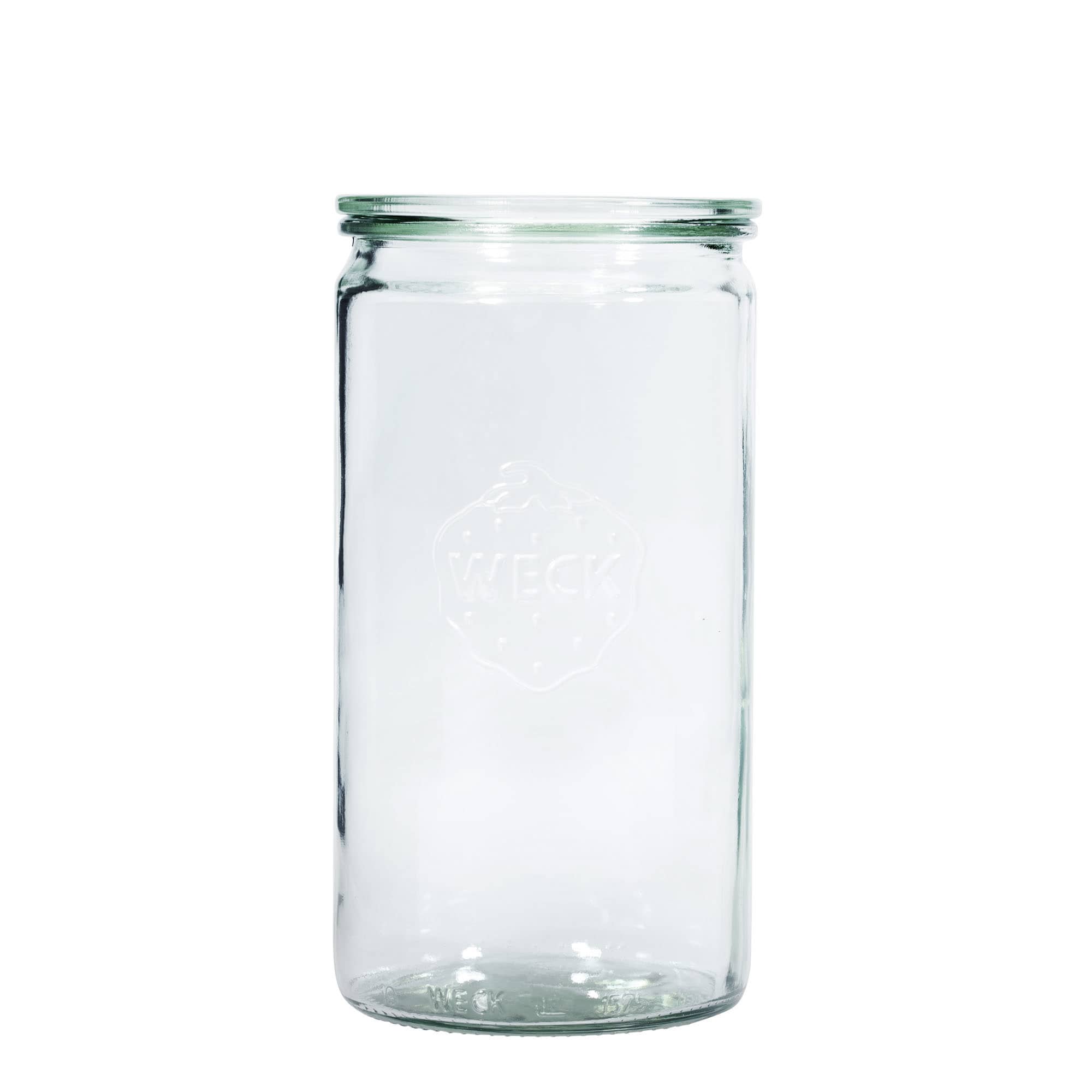 Cilindrische WECK-pot, 1575 ml, monding: ronde rand