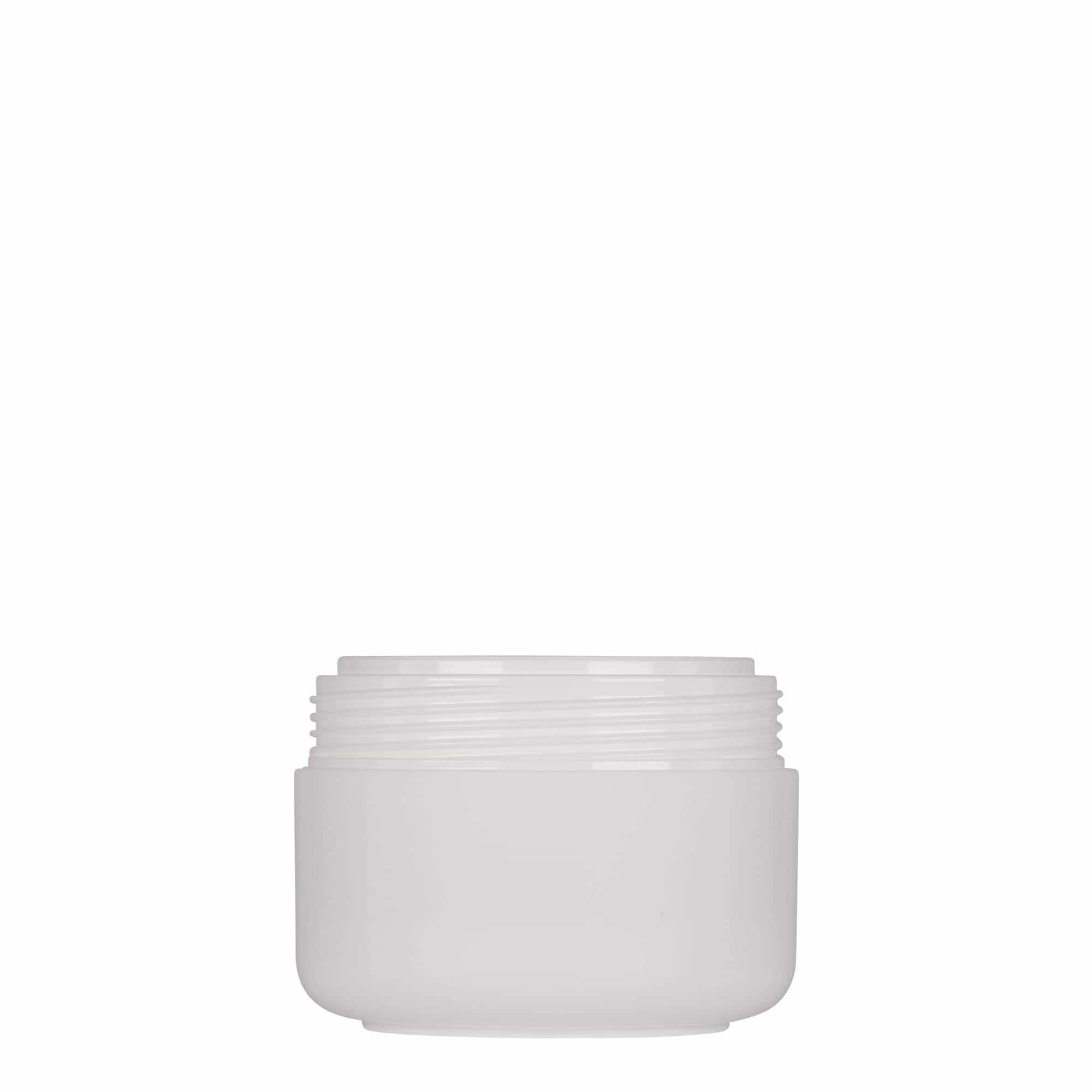 Plastic pot 'Bianca', 100 ml, PP, wit, monding: schroefsluiting Plastic pot 'Bianca', 100 ml, PP, wit, monding: schroefsluiting