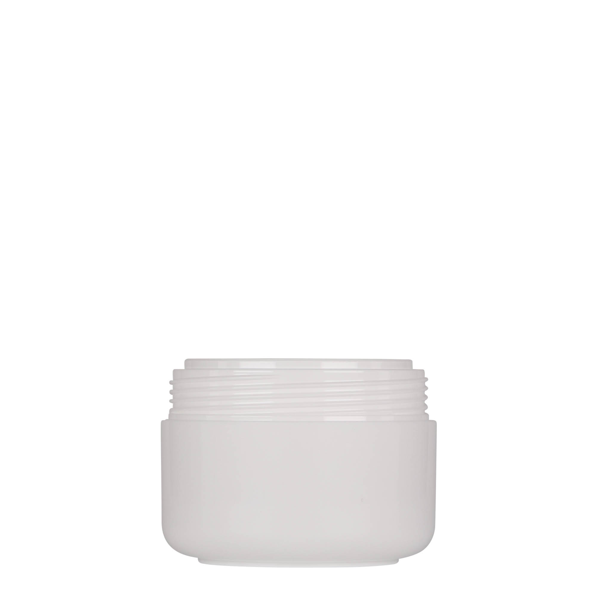 100 ml kunststofpot 'Bianca', PP, wit, opening: schroefdop 100 ml kunststofpot 'Bianca', PP, wit, opening: schroefdop