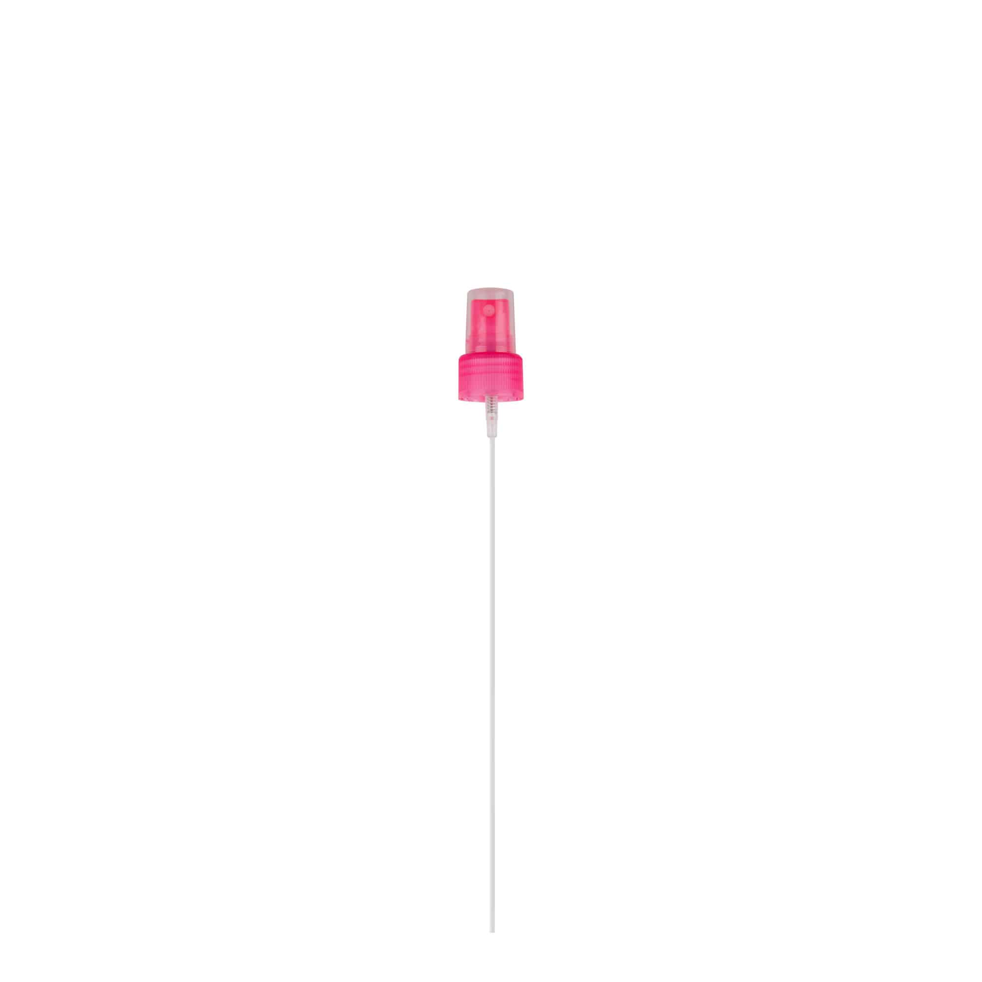 Schroefdop sprayverstuiver, PP-kunststof, roze, voor opening: 24/410