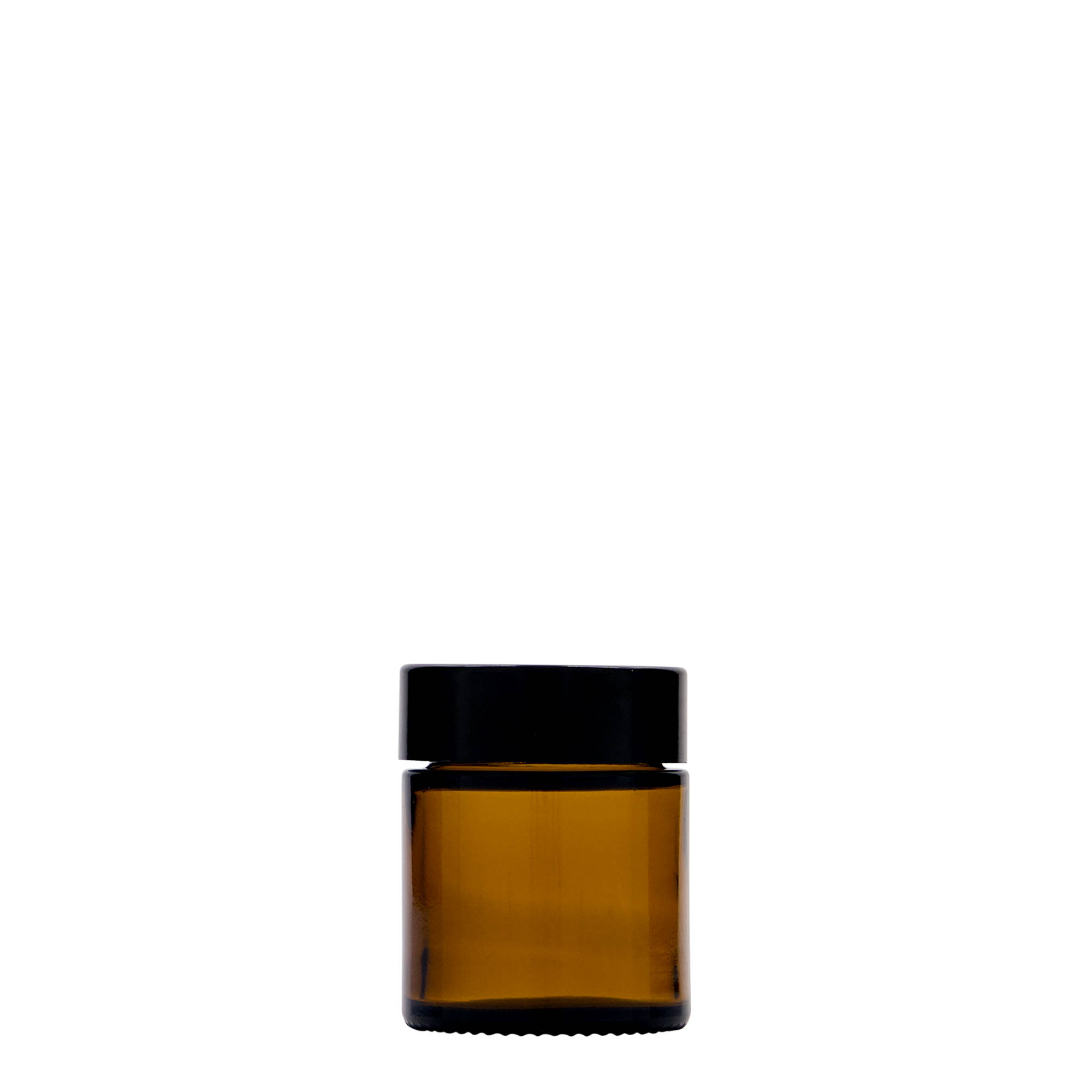 30 ml potje 'Brown Line', glas, bruin, opening: schroefdop 30 ml potje 'Brown Line', glas, bruin, opening: schroefdop