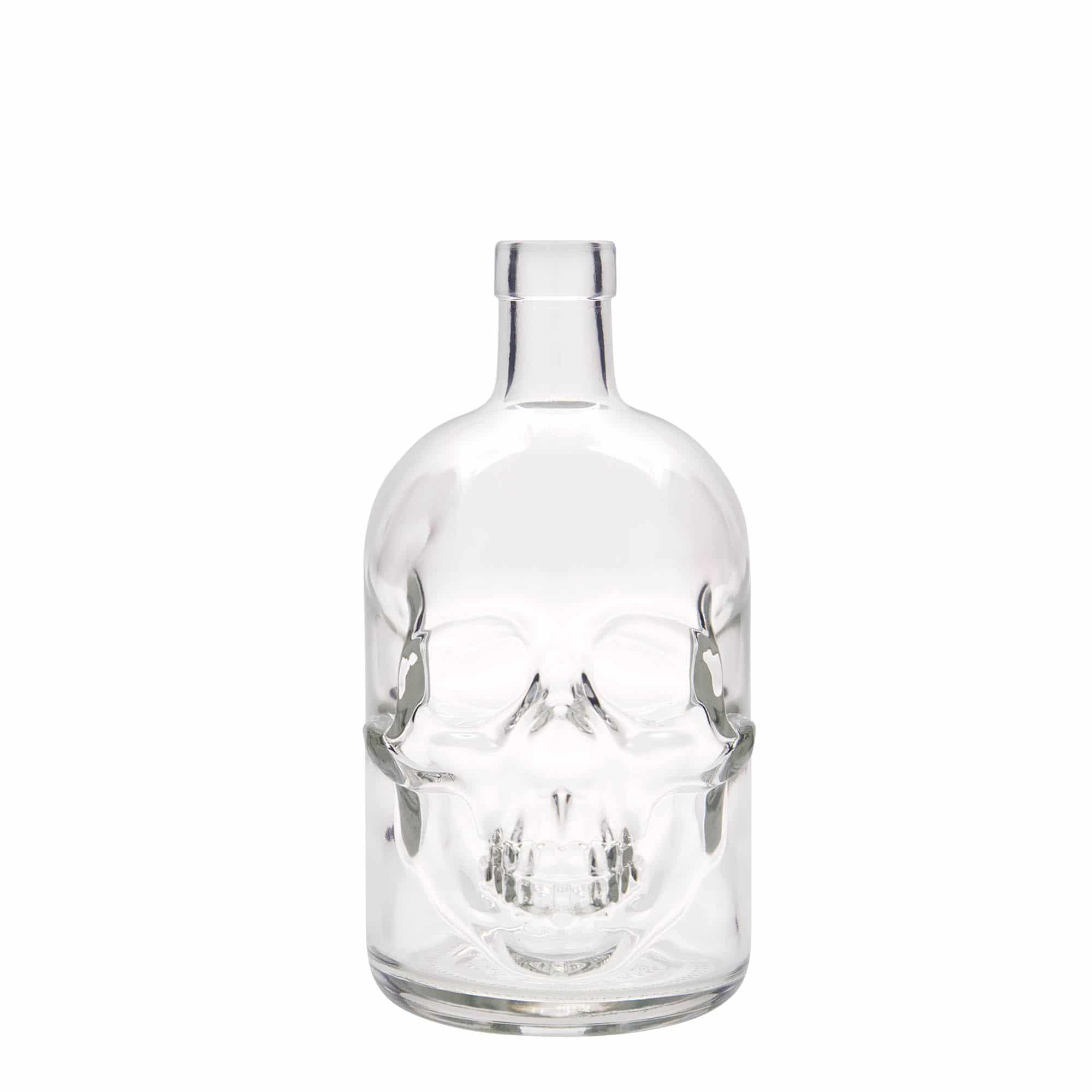 700 ml glazen fles 'Dodenhoofd', opening: kurk 700 ml glazen fles 'Dodenhoofd', opening: kurk