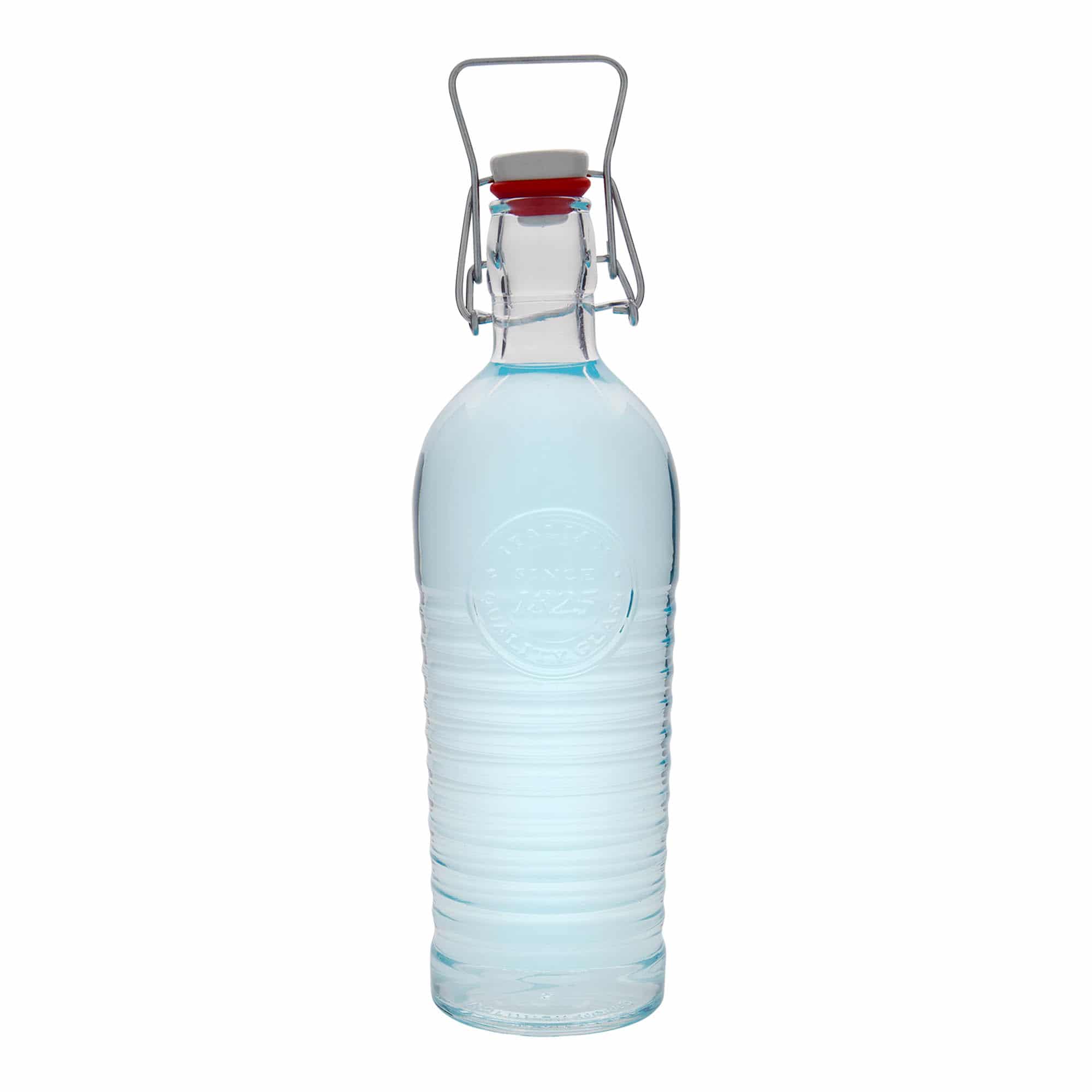Glazen fles 'Officina 1825', 1200 ml, monding: beugelsluiting