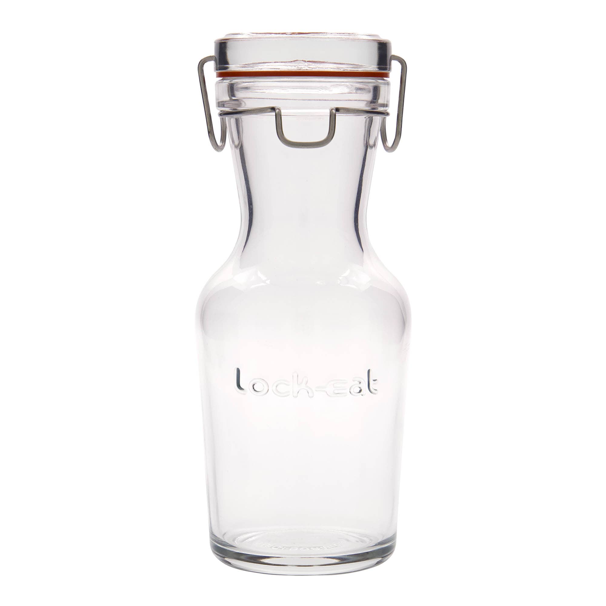 500 ml glazen karaf 'Lock-Eat', tuit: beugelsluiting