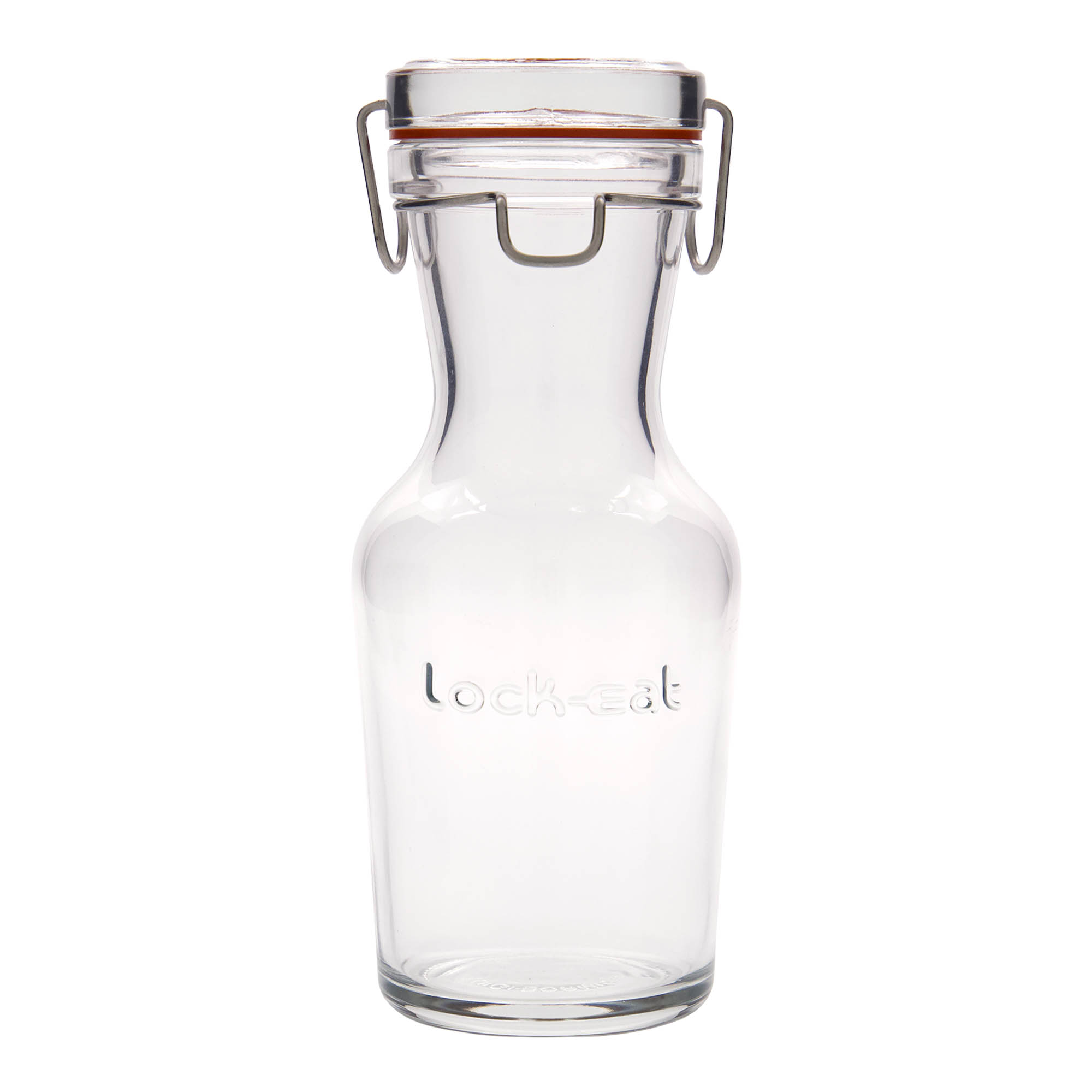 500 ml glazen karaf 'Lock-Eat', tuit: beugelsluiting