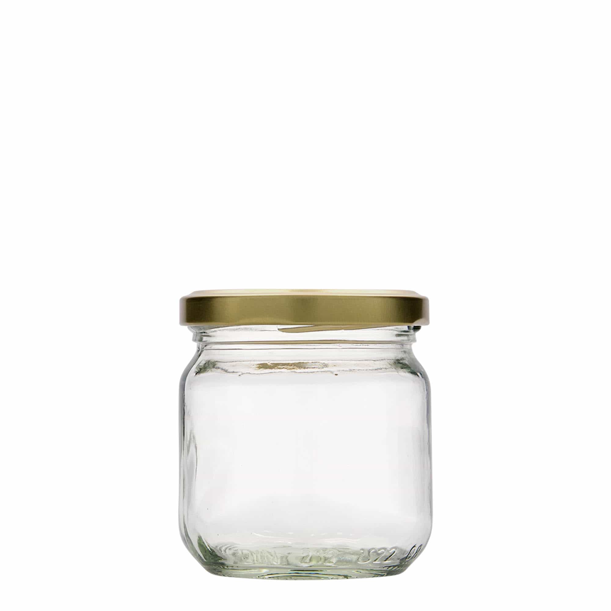 212 ml ronde glazen pot, opening: twist-off (TO 66)