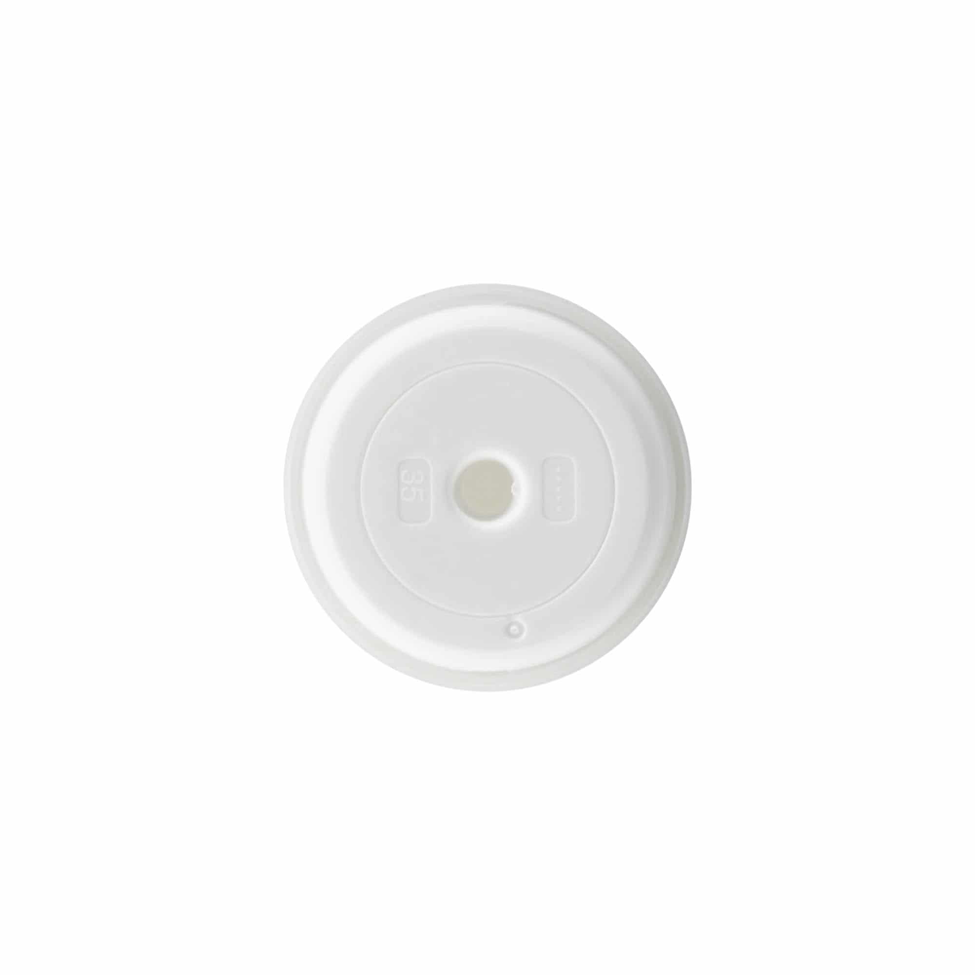 Airless Dispenser Pompkop 'Mezzo', PP-kunststof, wit