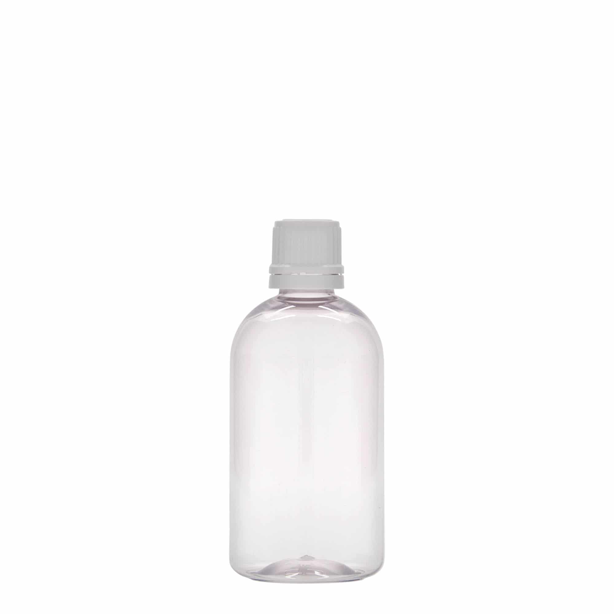 100 ml PET-medicijnfles 'Easy Living', kunststof, opening: DIN 18