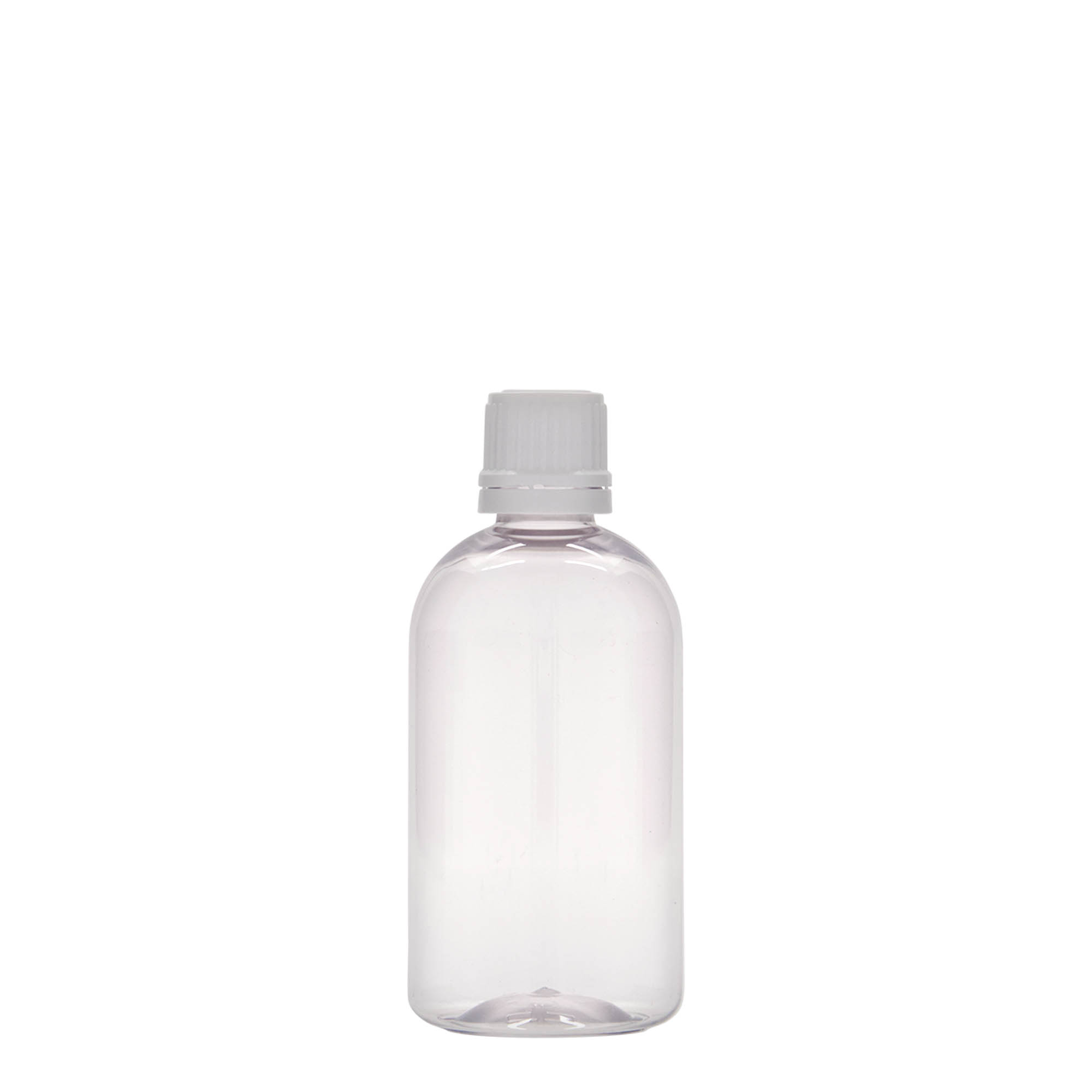 100 ml PET-medicijnfles 'Easy Living', kunststof, opening: DIN 18