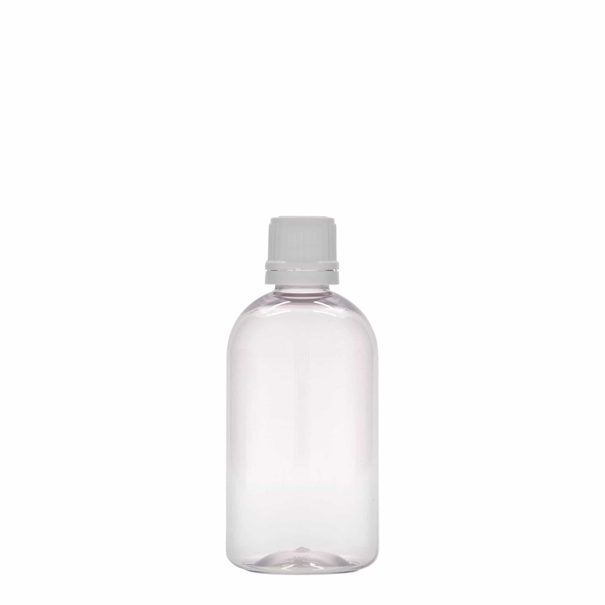 100 ml PET-medicijnfles 'Easy Living', kunststof, opening: DIN 18