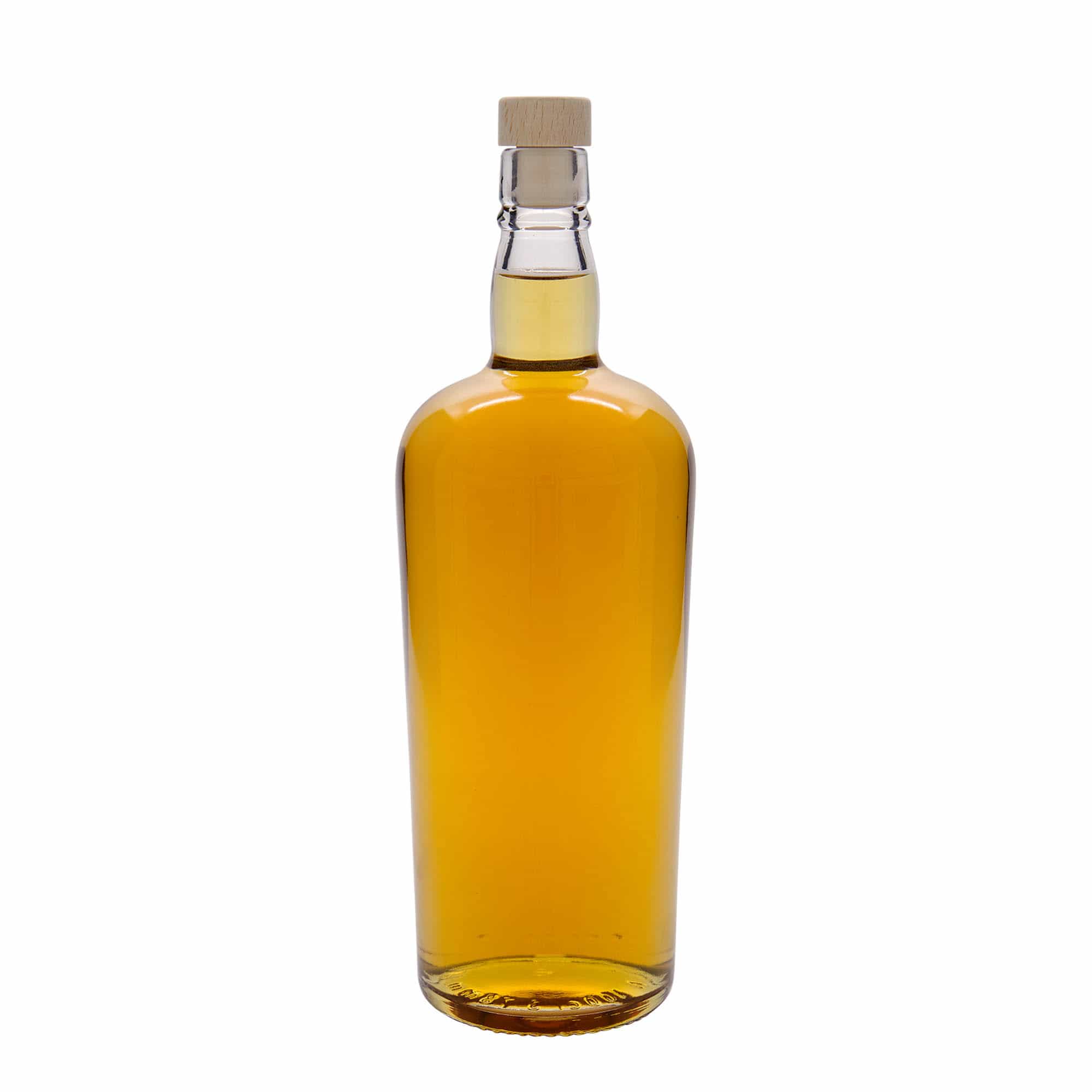 1000 ml glazen fles 'Edinburgh', hals: kurk