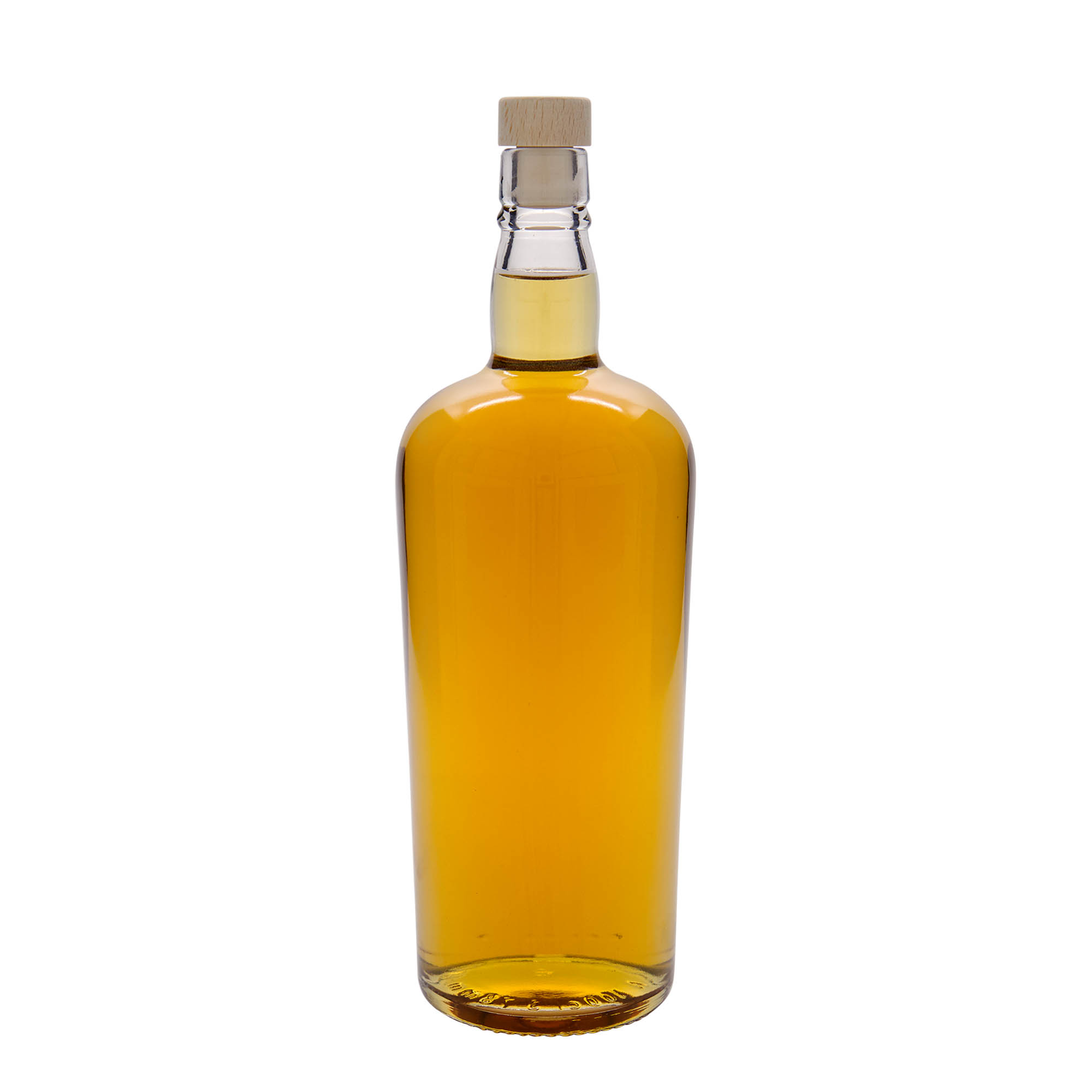 1000 ml glazen fles 'Edinburgh', hals: kurk 1000 ml glazen fles 'Edinburgh', hals: kurk