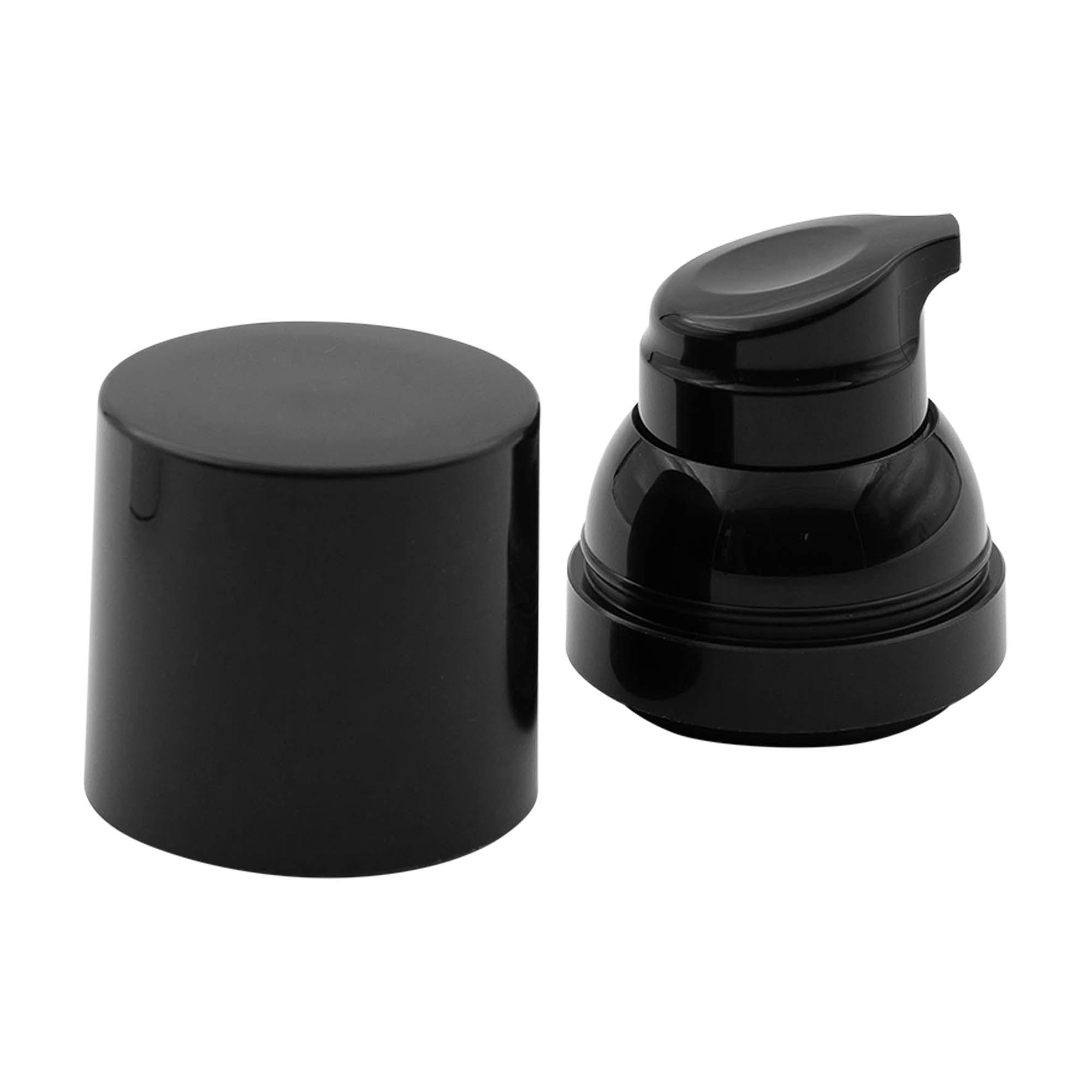Airless Dispenser Pompkop 'Mezzo', PP-kunststof, zwart Airless Dispenser Pompkop 'Mezzo', PP-kunststof, zwart