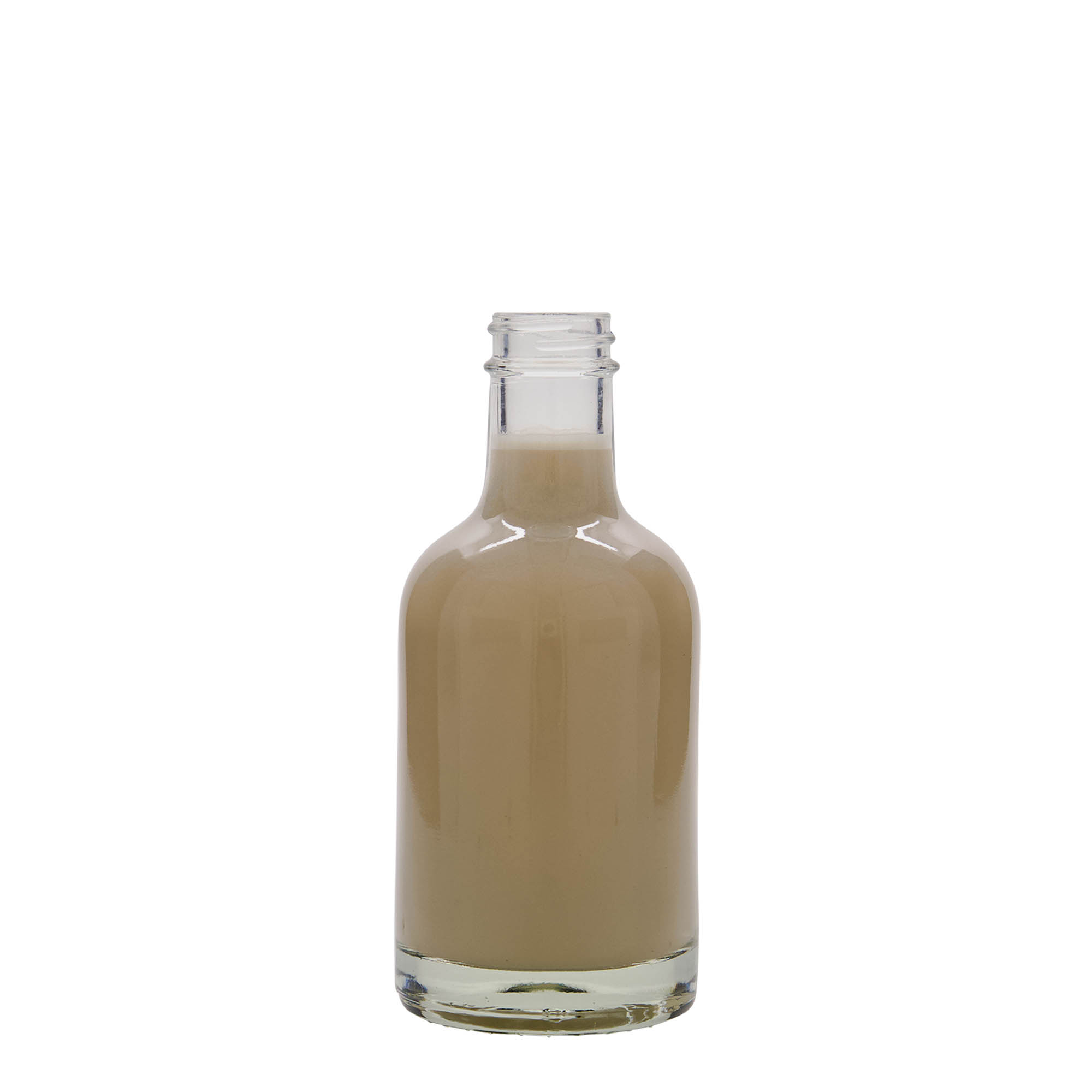 200 ml glazen fles 'First Class', opening: GPI 28 200 ml glazen fles 'First Class', opening: GPI 28